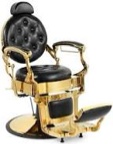 (incomplete box 1 of 2) Artist Hand 360 Degree rotatable Adjustable Height Reclining Barber Chair Faux Leather Salon Chair