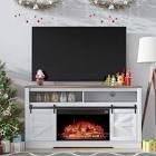 Thoa 58'' Media Console TV Stand For TVs Up To 65" With Electric Fireplace Included (incomplete) 