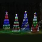 the 7 1/2' synchronized musical pixel tree