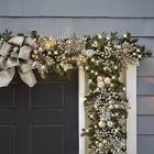 The Cordless Prelit Silver And Champagne Holiday Trim