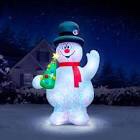 the 16' frosty the snowman lightshow
