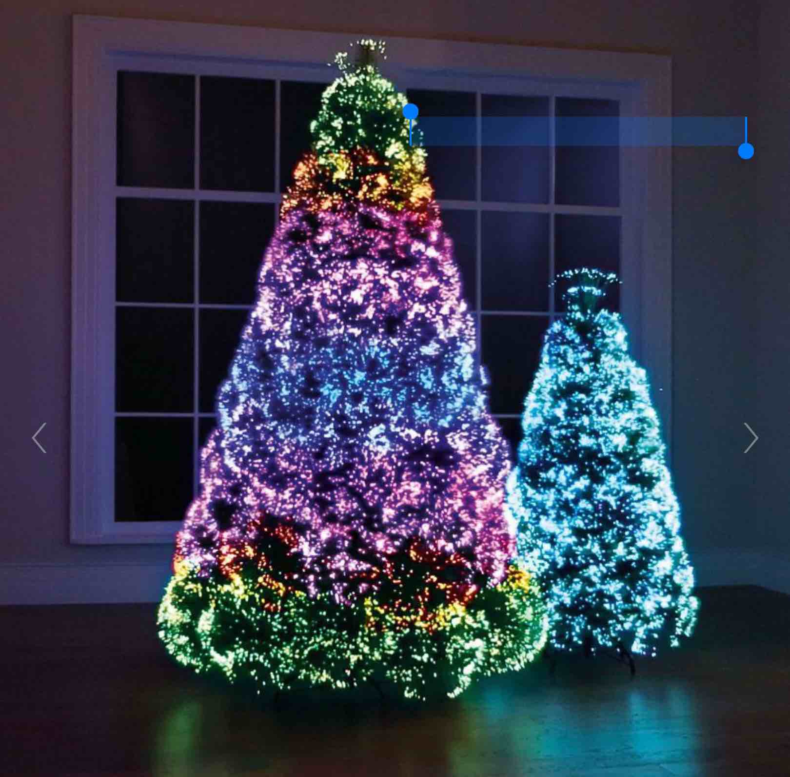 the northern lights christmas trees