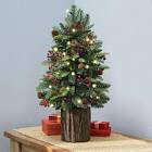 the tabletop prelit christmas tree