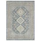  allen + roth Blue Gem Loomed Polyester Navy-Ivory Rectangular Indoor Area AR BLUE GEM 7’10 x 10’2 