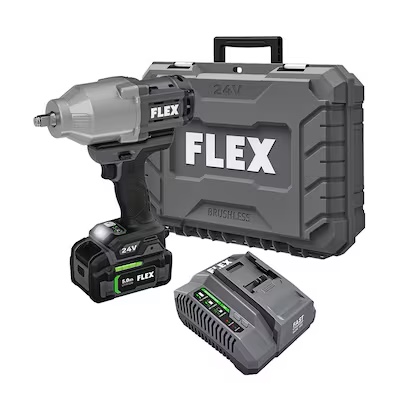 FLEX 24-volt Variable Speed Brushless 1/2-in Drive Cordless Impact Wrench ( Battery