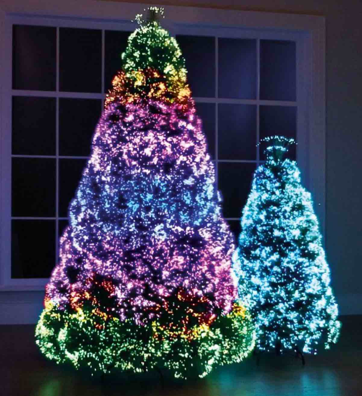 The Northern Lights Christmas Trees