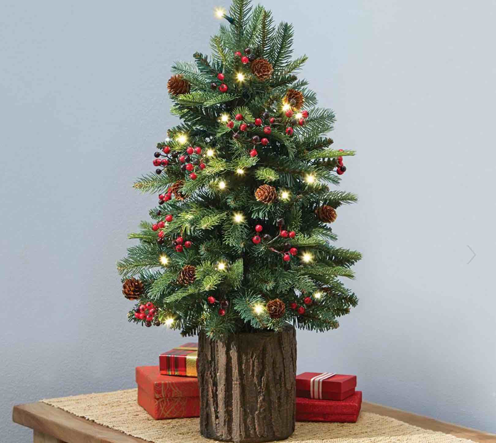 The Tabletop Prelit Christmas Tree