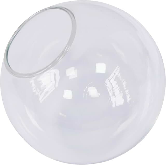 (Incomplete) Style Selections 5.98-in H x 5.24-in W Clear Clear glass Vanity light shade N442C pack of 4