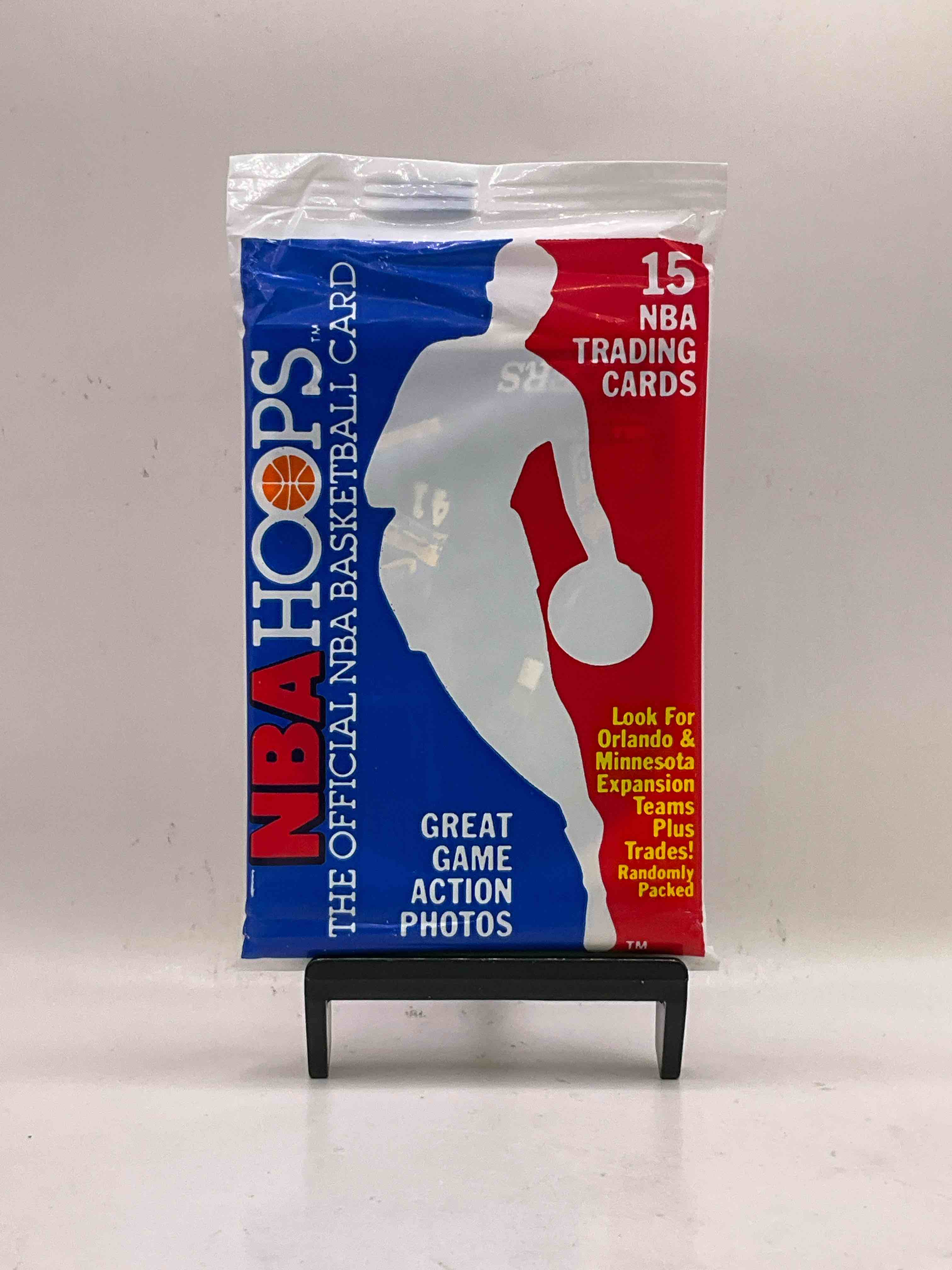 1989 Wow Valuable Michael Jordan? Getting Very Rarel 1989/90 NBA Hoops Sealed Pack, Direct From Original Retail Case! Search For Valuable Michael Jordan #200 (PSA 10 Value Approx $200) & David Robinson's ONLY True Rookie Card #138 (PSA 10 Value $300) This Year Also Has Many Other Iconic Cards From Magic Johnson, Larry Bird & Too Many Others To List 1989 NBA Hoops Has Exploded in The Collector Market As It's The First Year Of NBA Hoops Production, & Only One Of Two Sets Produced in 1989 Don't Miss Out, Getting Very Rare!