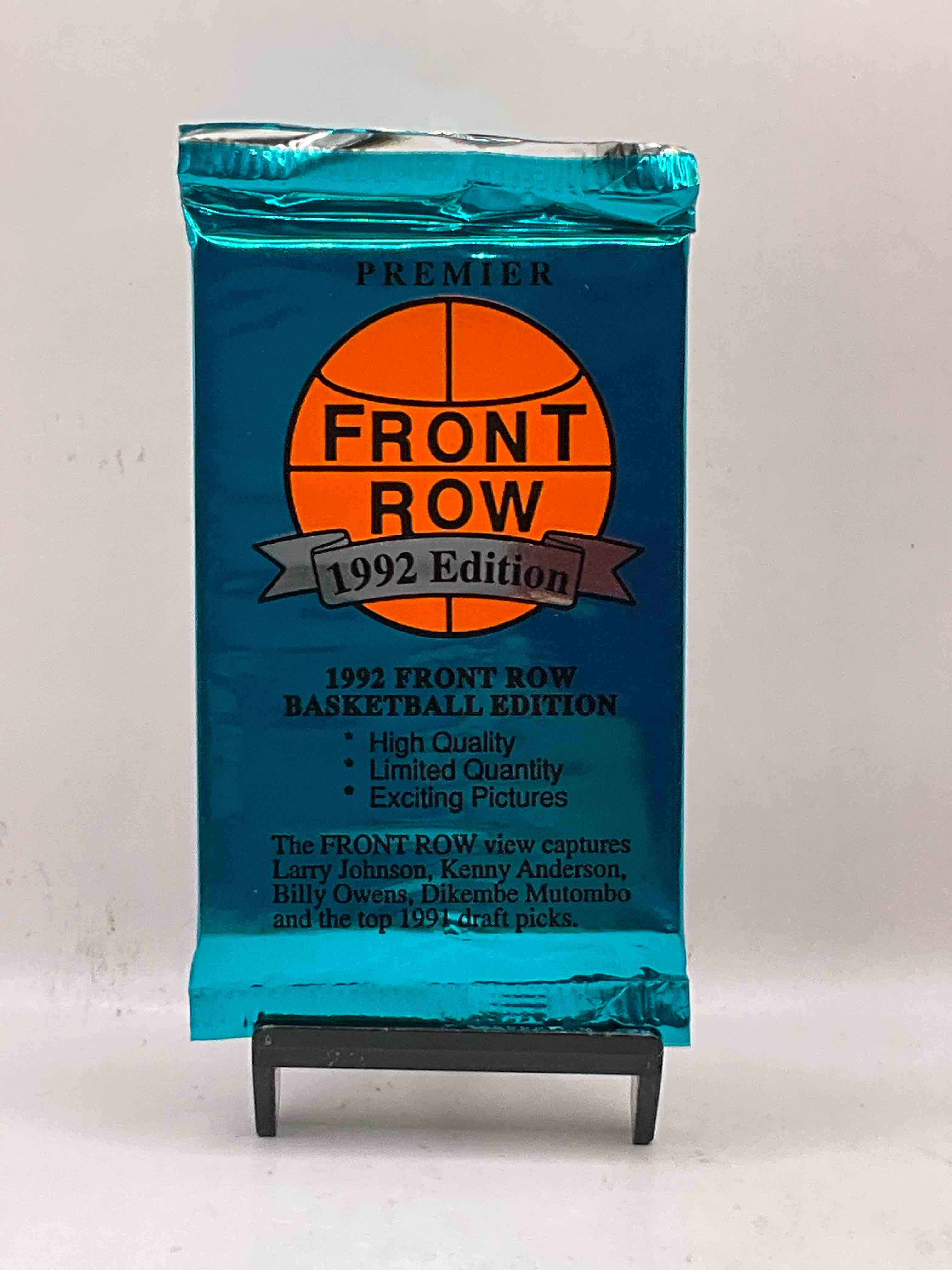 1992 Retro Rarity! Here's Something You've Probably NEVER Seen! 1992 Front Row College Basketball / NBA Unopened Sealed Packs! Premiere / Glossy Edition, Direct From Sealed Original Retail Case! Front Row Was The "Original" College Jersey Card Packs Back In The Day & Has Long Been Defunct. These Cards Are Becoming Serious Collector Items Due To Their Scarcity. These Things Are Serious Throwback!Own Some Great Sports Card History & Something You'll Rarely See Again!