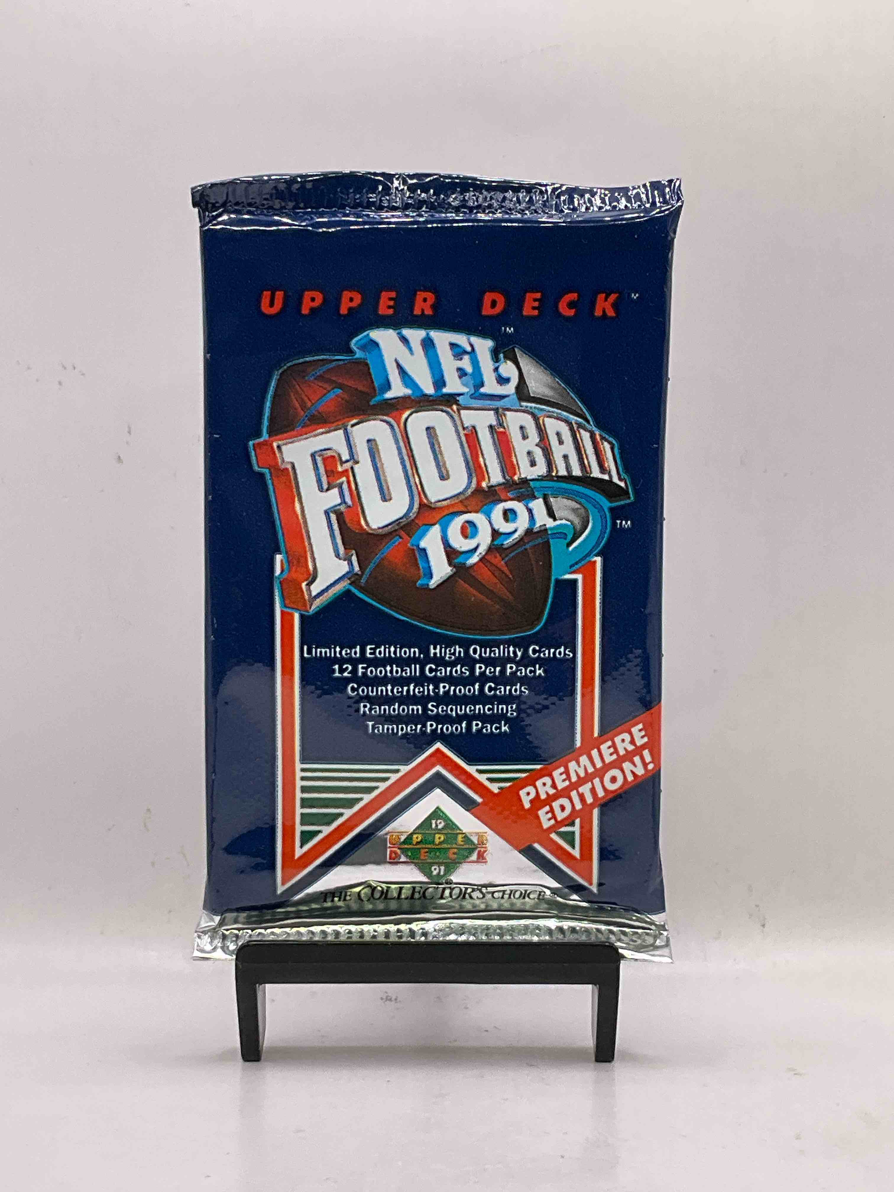 Rare & Vintage! 1991 Upper Deck Unopened NFL Football Packs! Direct From Original Box! Brett Favre Rookie Year! Search For Brett Favre Rookie & Other 80s Stars! 