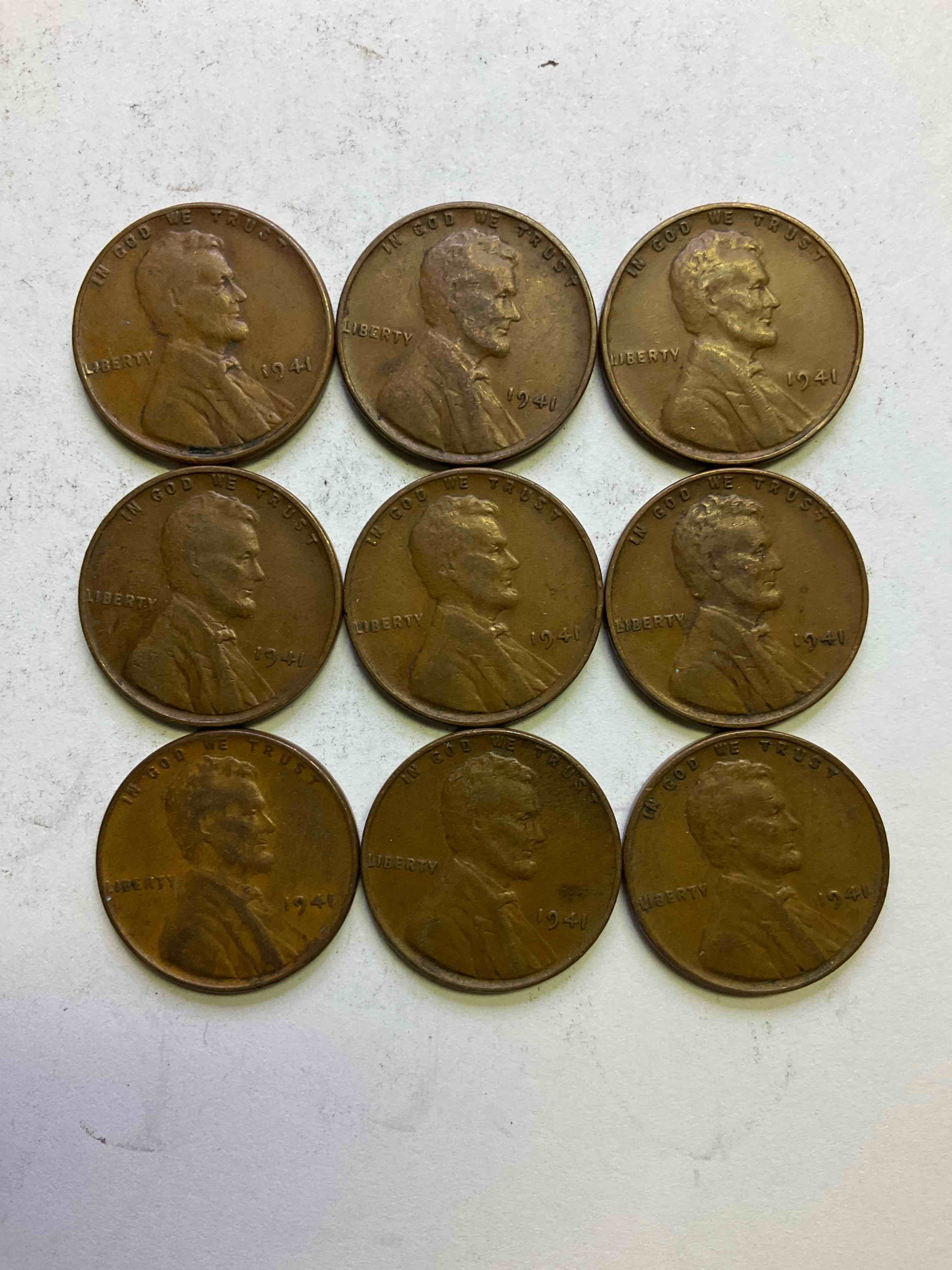 1941 WWII History! Check Out These Incredible Lincoln Pennies From The Year That Will Live In Infamy...1941 When On Dec 7 Pearl Harbor Was Bombed & America Entered World War 2! Nearly Impossible To Collect & Incredible Pieces Of History!