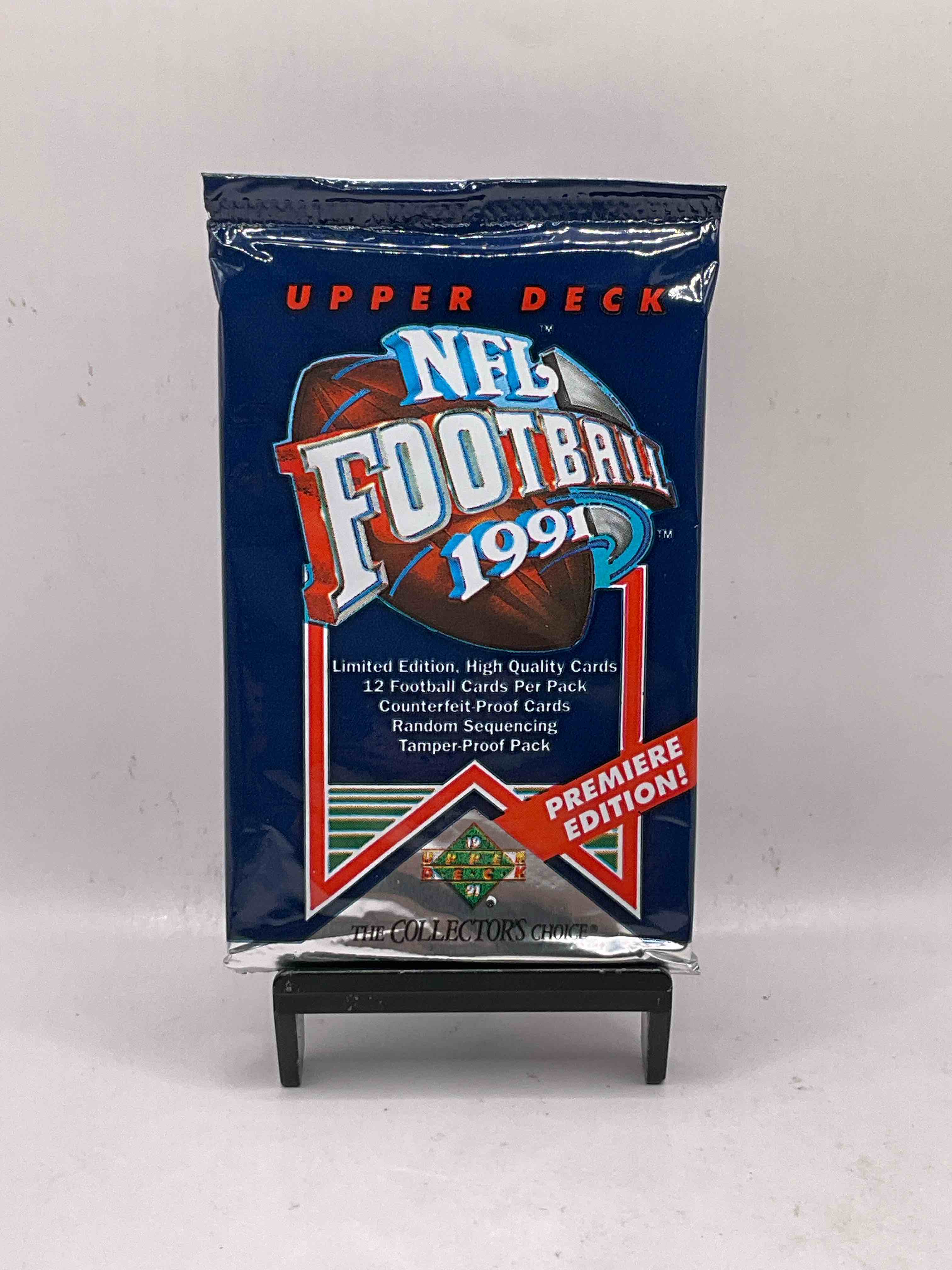 Rare & Vintage! 1991 Upper Deck Unopened NFL Football Packs! Direct From Original Box! Brett Favre Rookie Year! Search For Brett Favre Rookie & Other 80s Stars! 