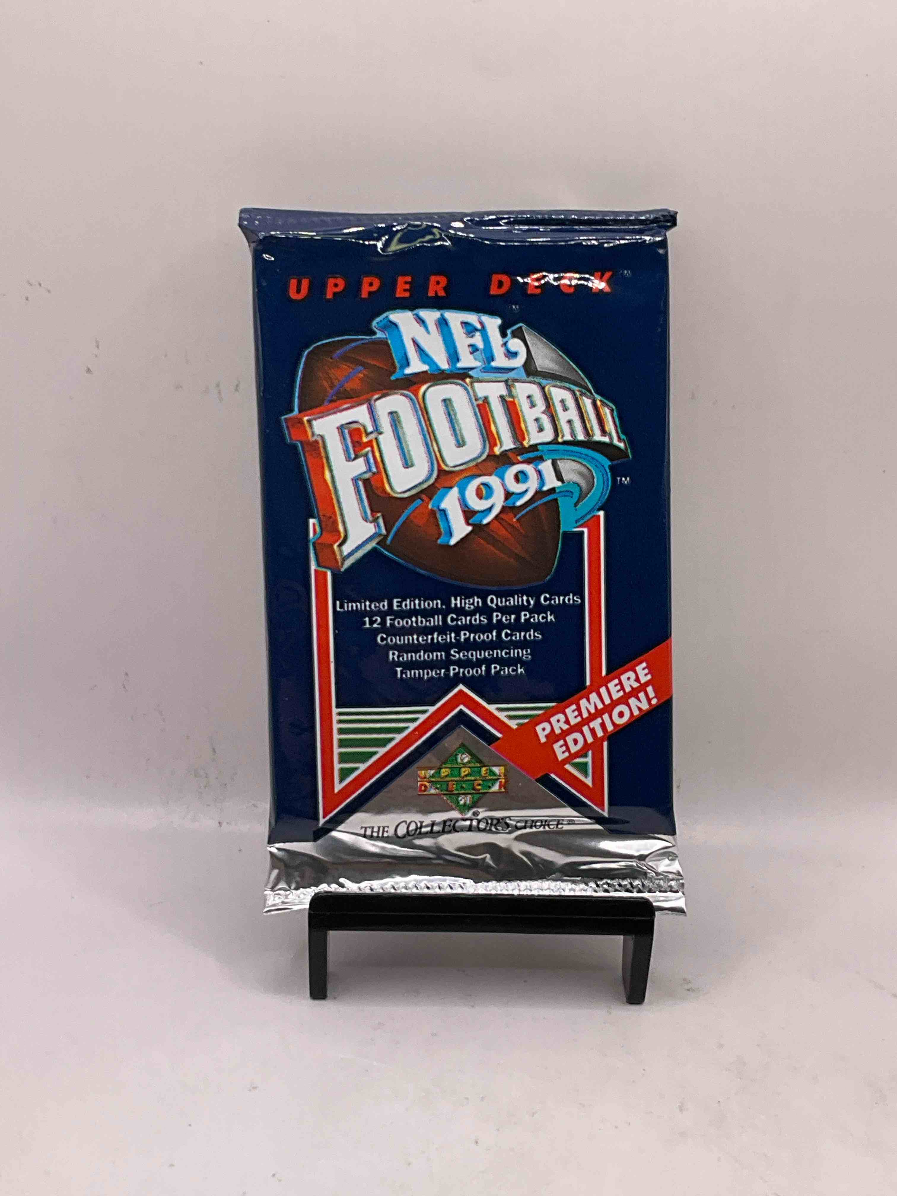 Rare & Vintage! 1991 Upper Deck Unopened NFL Football Packs! Direct From Original Box! Brett Favre Rookie Year! Search For Brett Favre Rookie & Other 80s Stars! 