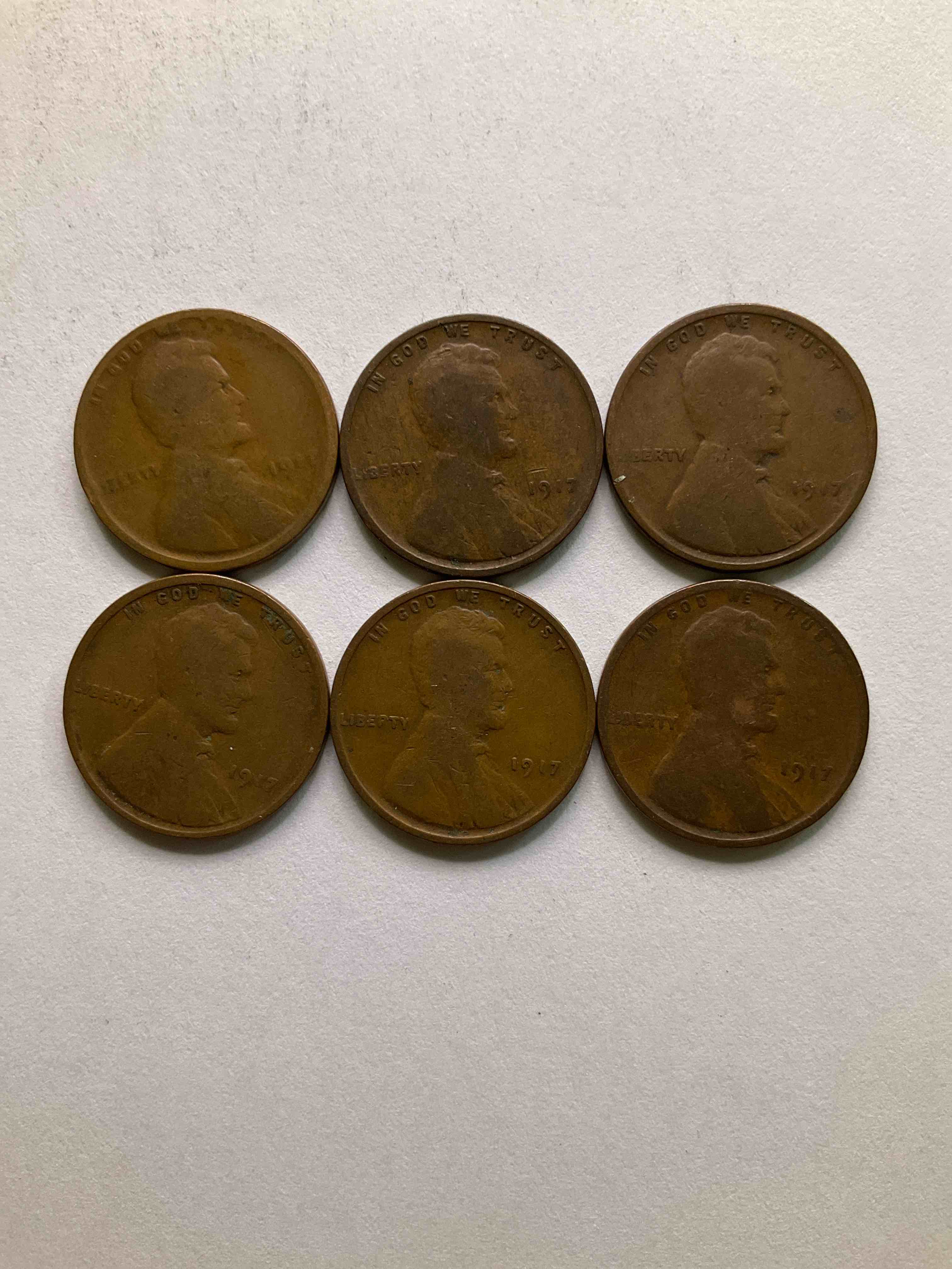 1917 World War One Pennies! 1917 Is A Year The World Would Never Forget, As It Was The Year World War One Ended. These Awesome 1917 Wheat Pennies Are True Pieces Of History And Very Hard To Find & Collect! Own Incredible Pieces Of Rare History!