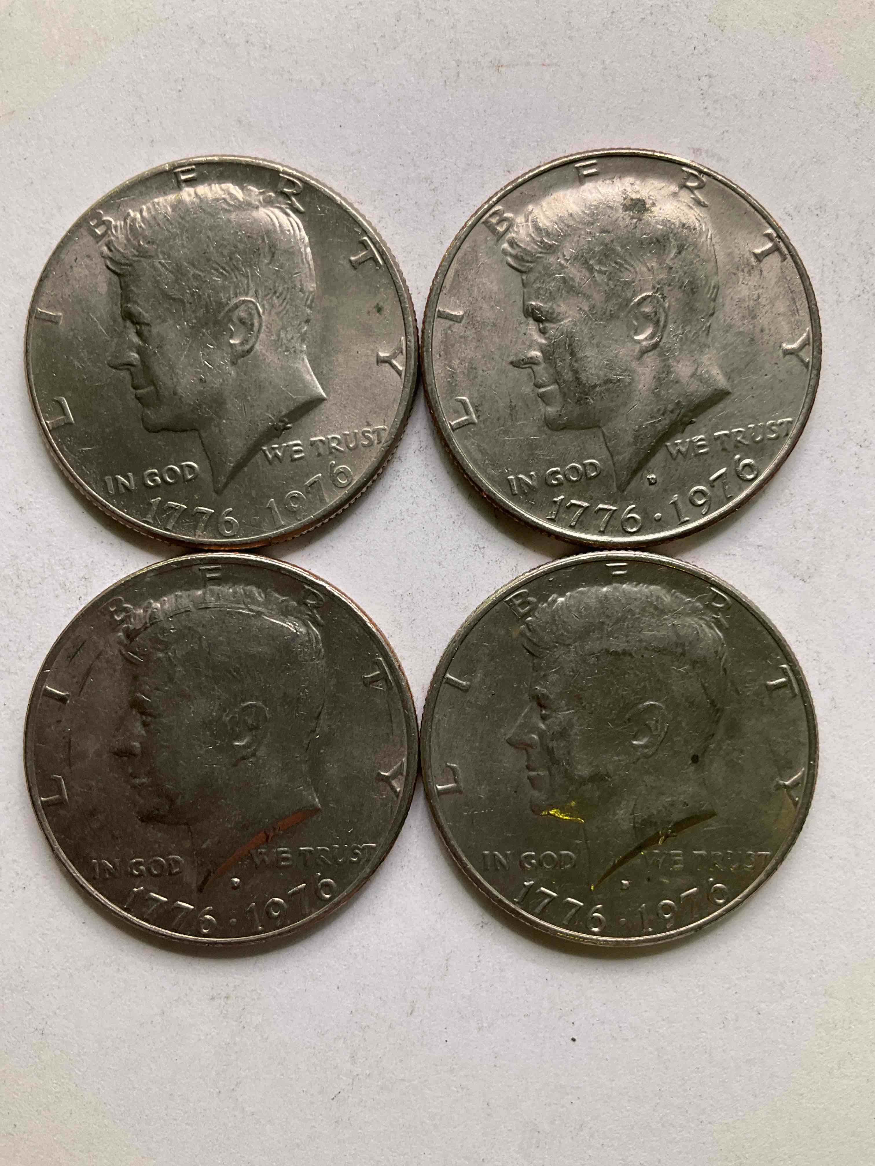 1976 Bicentennial Bliss! In 1976 The U.S. Mint Produced Coins Celebrating The 200 Year Anniversary Of America. Up For Auction Are Awesome Examples Of Kennedy Half Dollar Coins Produced For This... The Infamous Half Dollar & 200 Year Anniversary Edition! Highly Desirable For Collectors! Own Pieces Of History & Get Ready For America's 250 Year Anniversary Coming Soon!
