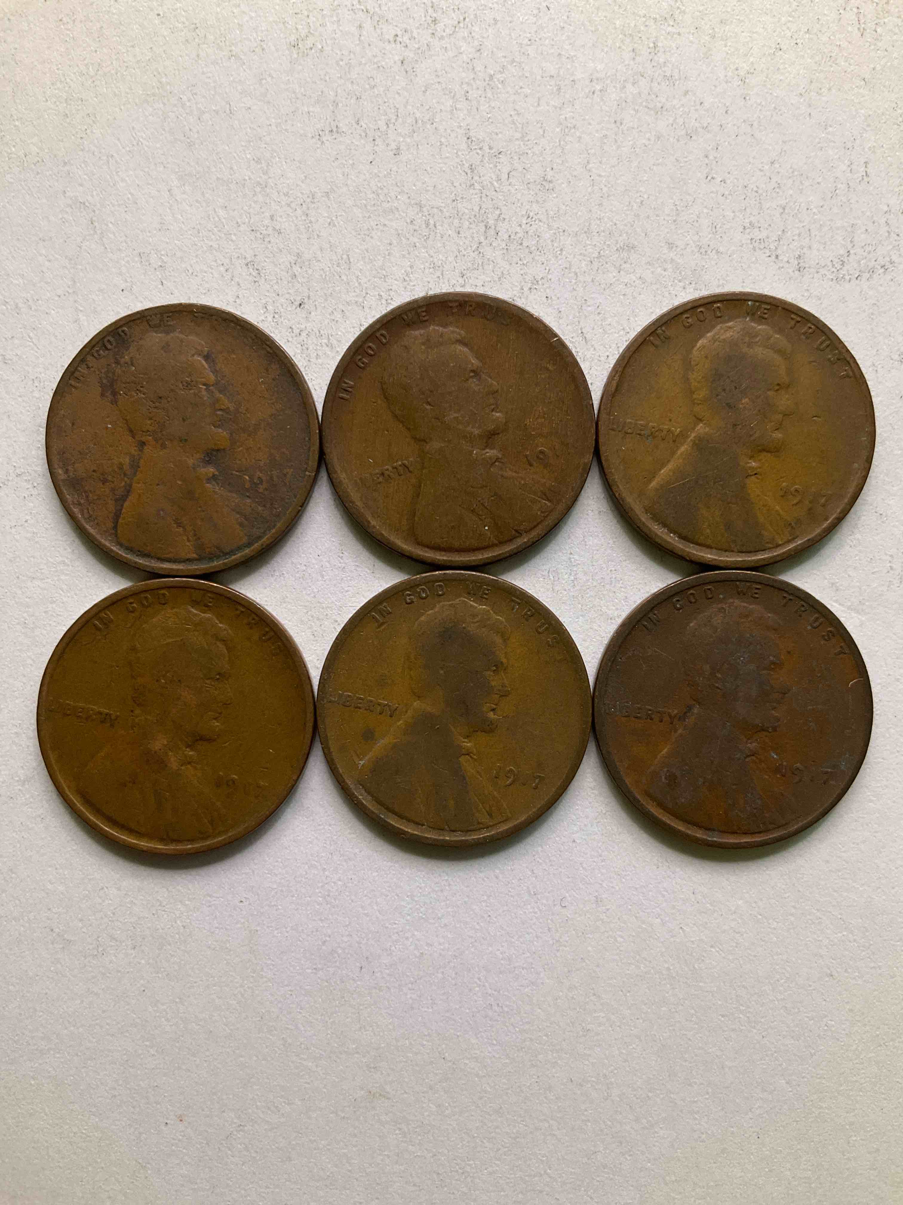 1917 World War One Pennies! 1917 Is A Year The World Would Never Forget, As It Was The Year World War One Ended. These Awesome 1917 Wheat Pennies Are True Pieces Of History And Very Hard To Find & Collect! Own Incredible Pieces Of Rare History!