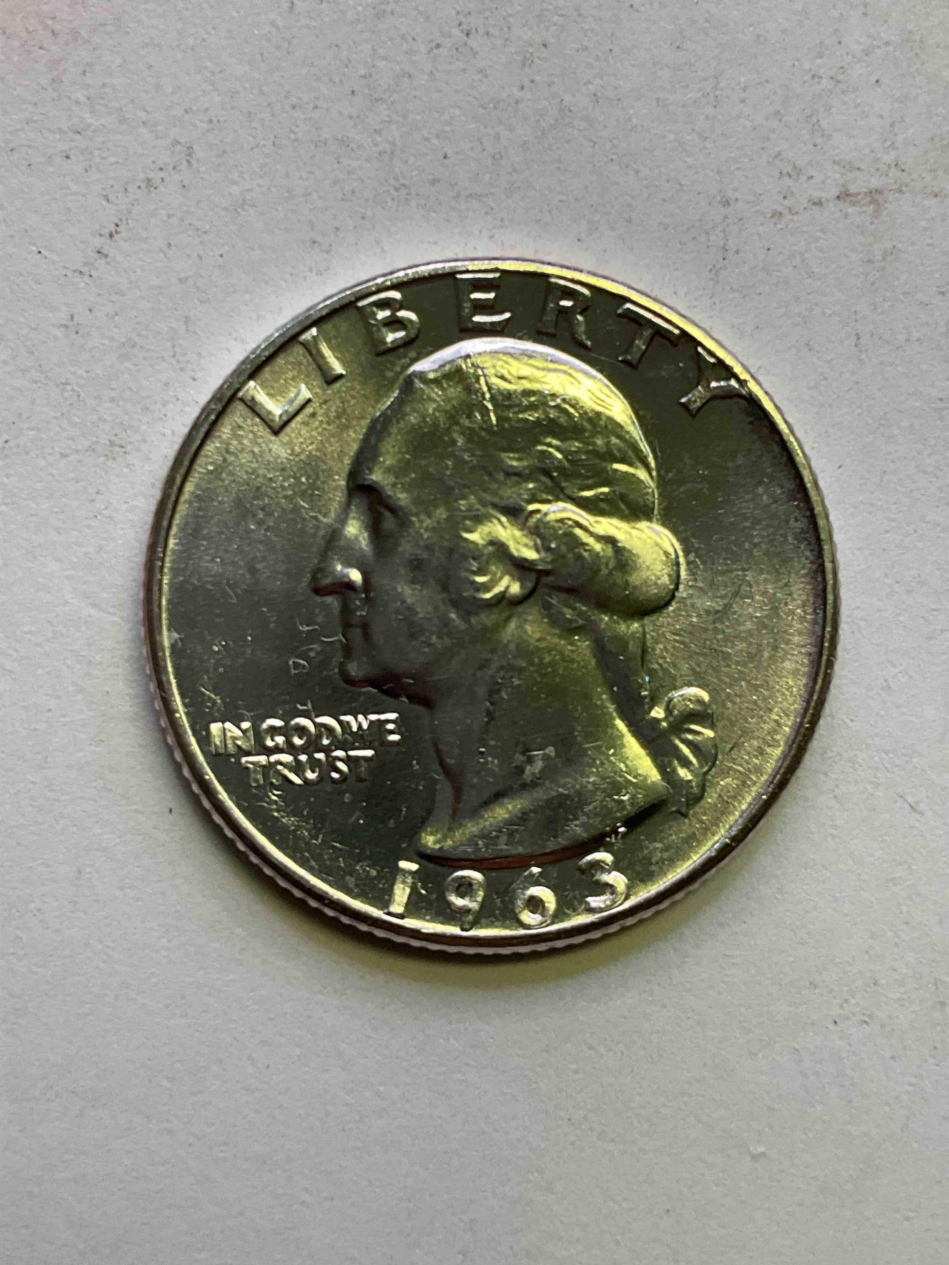 George Washington Brilliant Uncirculated Silver! Pre 1965 U.S. Quarter Dollar Coins Were Actually Silver, Here Are two Great Examples Of Awesome, Pristine George Washington Silver Quarters, Stunning & Uncirculated! Rare 1963 Mint! Great For Investing In Precious Metals! These Coins Were Minted At 90% Silver and 10% Copper, Giving Them A Net Weight Of .18084 Ounces Of Pure Silver Per Coin! Very Hard To Find Uncirculated, Stunning! Invest In Fine U.S. Silver!