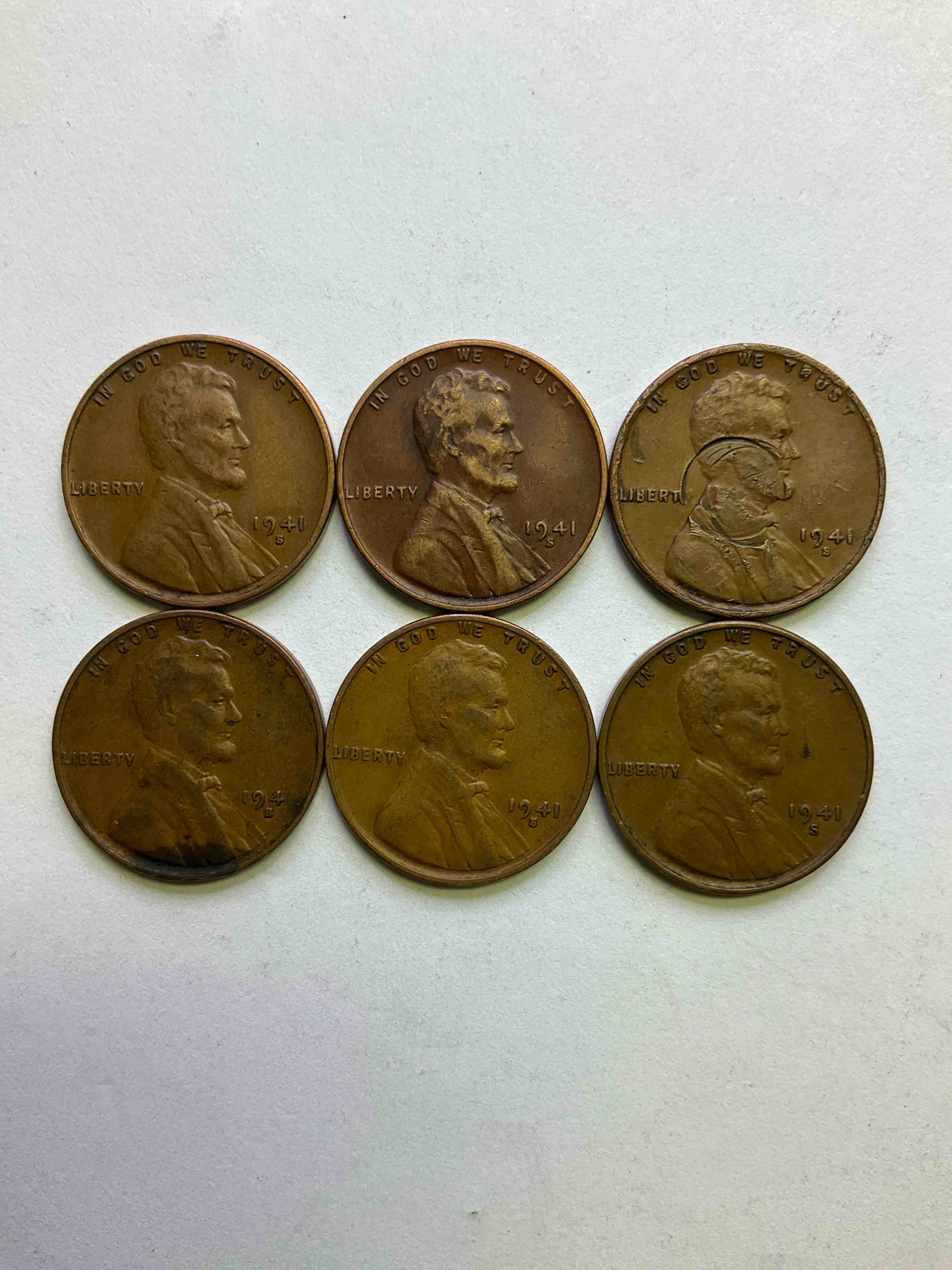 1941 “S” Mint WWII History! Check Out These Incredible Lincoln Pennies From The Year That Will Live In Infamy...1941 When On Dec 7 Pearl Harbor Was Bombed & America Entered World War 2! Nearly Impossible To Collect & Incredible Pieces Of History!