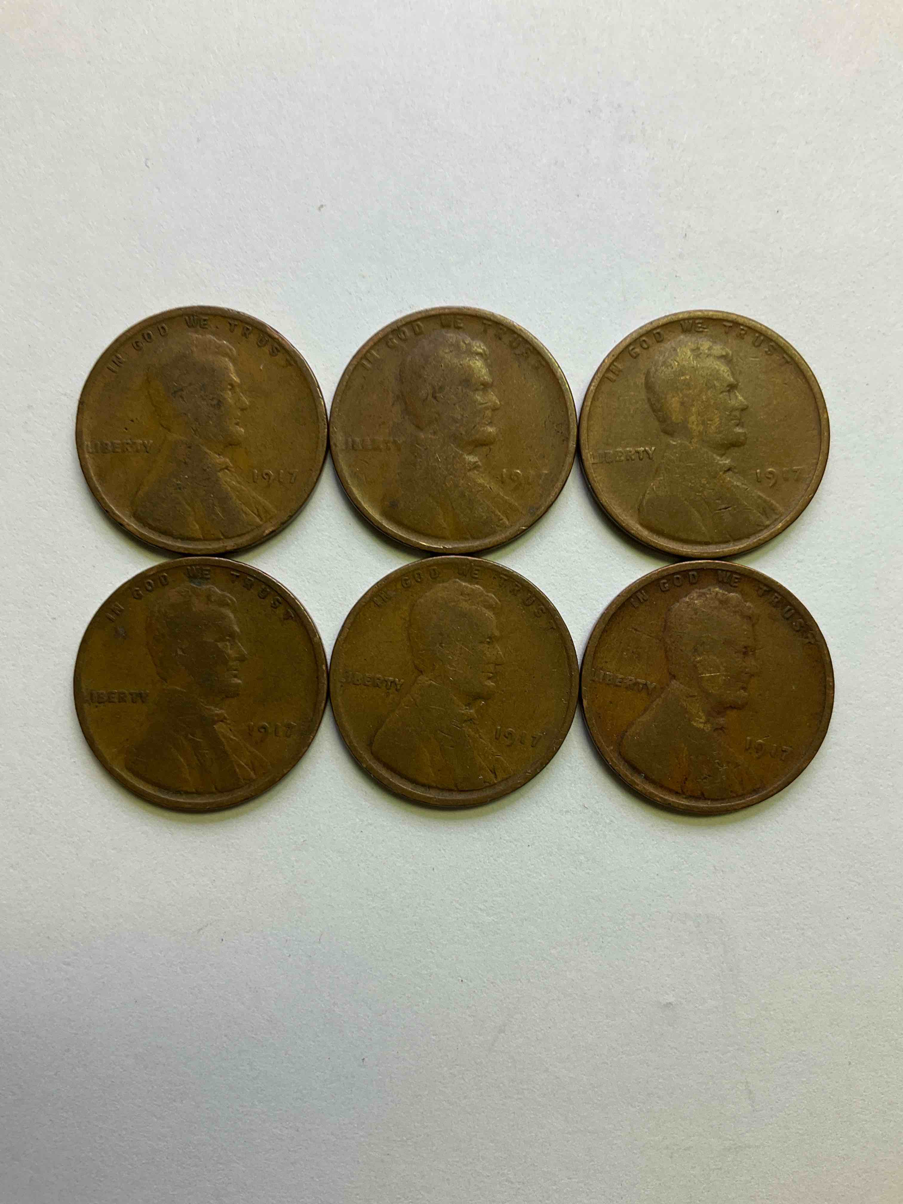 1917 World War One Pennies! 1917 Is A Year The World Would Never Forget, As It Was The Year World War One Ended. These Awesome 1917 Wheat Pennies Are True Pieces Of History And Very Hard To Find & Collect! Own Incredible Pieces Of Rare History!