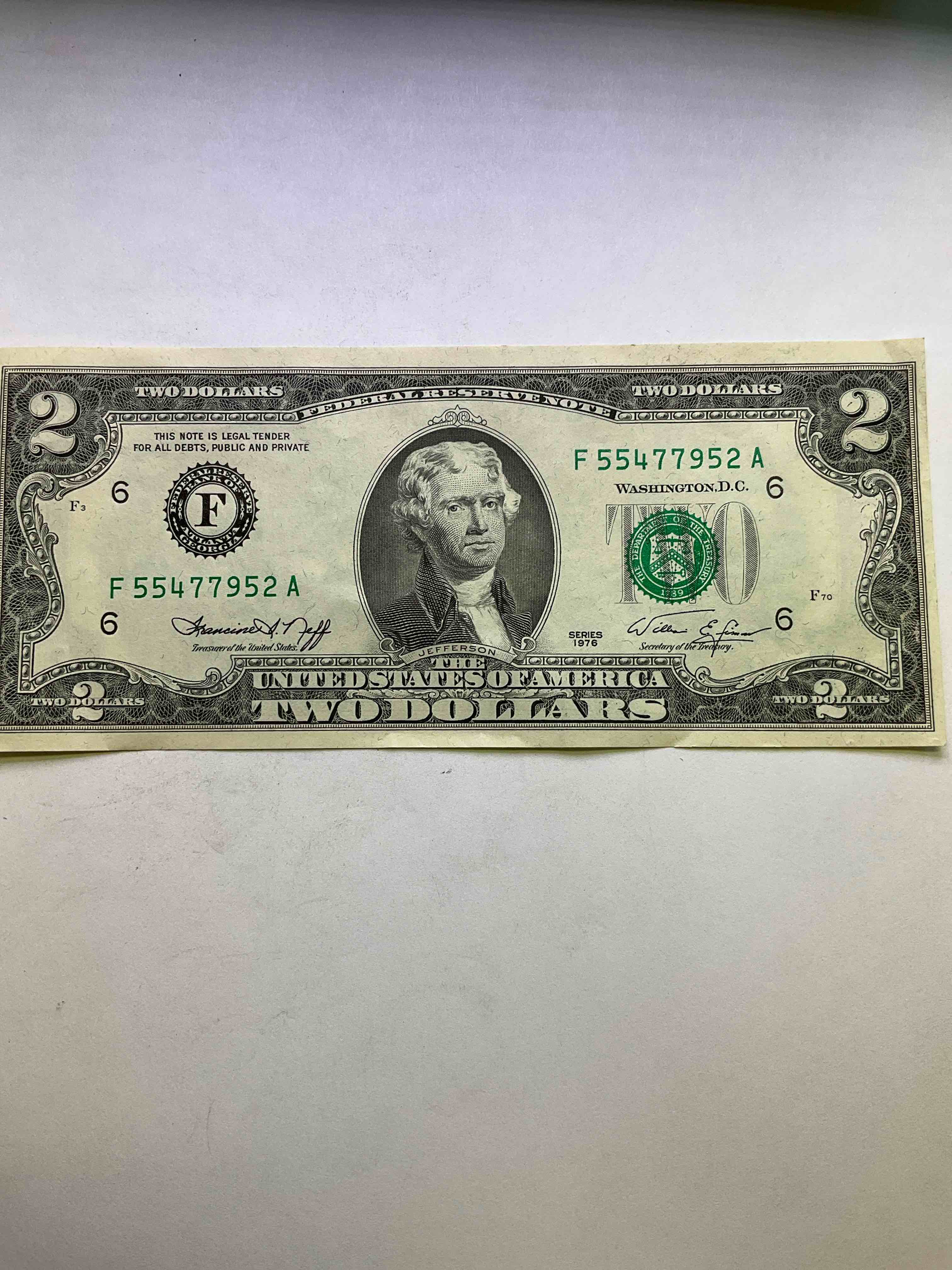 $2 Bill Bicentennial Year, Rare! Now Here's An Amazing Collector's Item, Rare 1976 Bicentennial Two Dollar Bills! These Bills Are In Circulated Condition & Still Hold Their Face Dollar Value Of $2. Hard To Collect, Make Great Gifts!