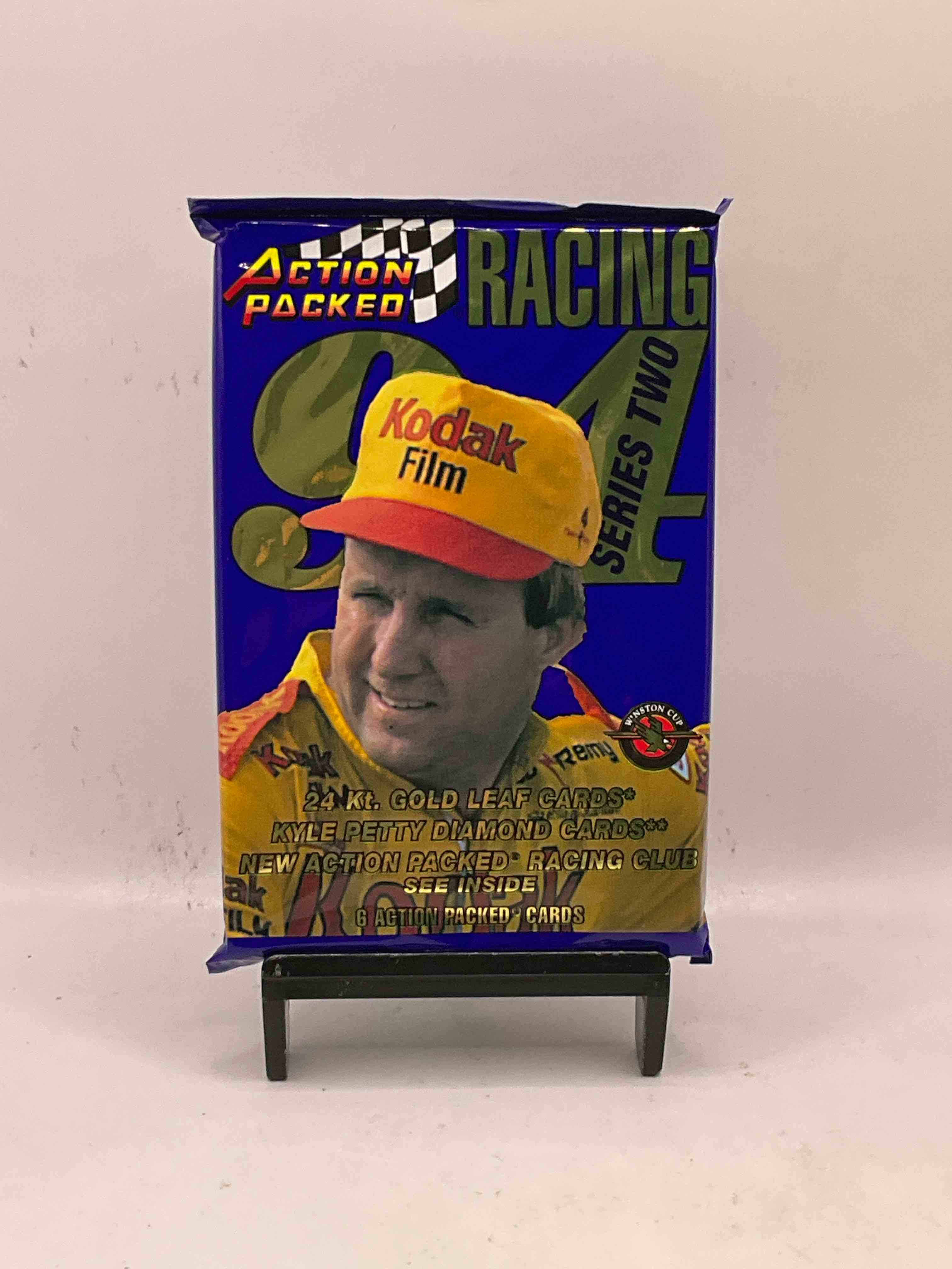 Nascar Collectors! 1994 Super Rare Action Packed Sealed NASCAR Racing Trading Cards, Direct From Original Retail Case! Search For 24K Gold Leaf Cards, Kyle Petty Diamond Cards & Racing Club Inserts. Early 90's Nascar Trading Cards Are Super Rare, A Great Chance To Get An Awesome Rare & Unique Collectible!