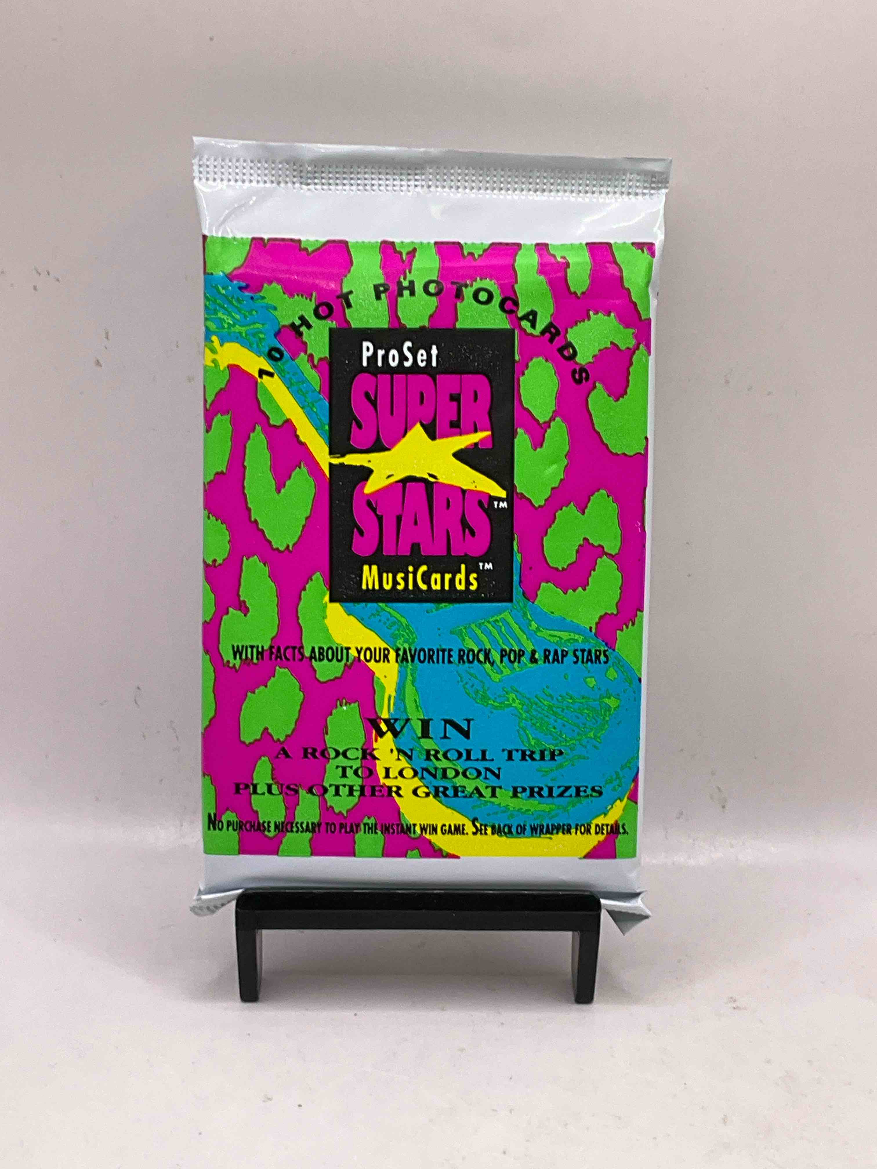 1991 Pop Music Fans Rejoice! Rare 1991 Musicards Sealed Packs, Direct From Original Retail Case! Packs Include 10 Photo Cards Of Pop Stars Of The Era Like Janet Jackson & George Michael, & Include Facts About The Stars! These Seriously Retro Cards Are Great Collector Items & A Great Way To Walk Down Memory Lane Of Early 90's Pop Music! Very Hard To Find!