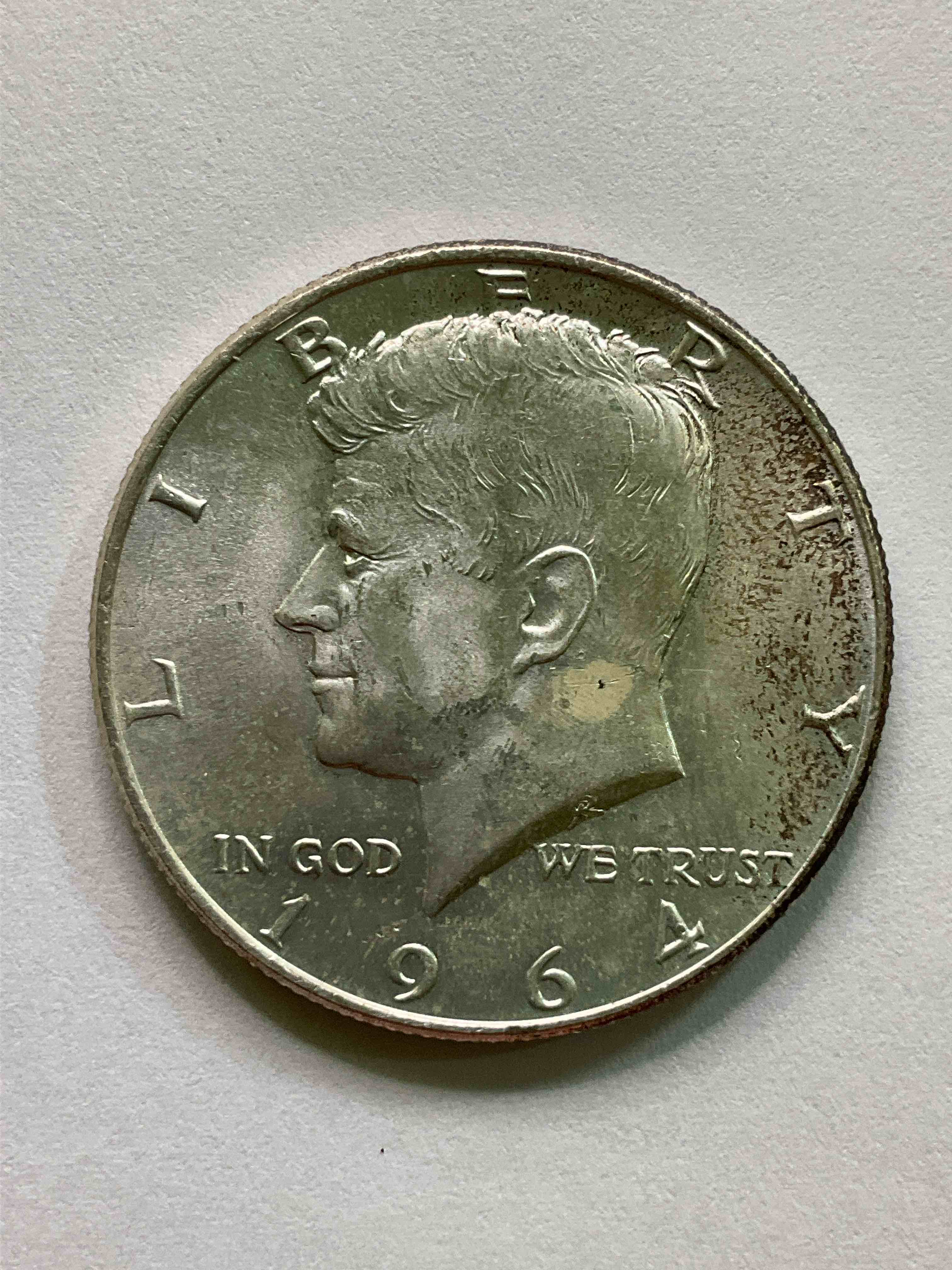 1964 Rare Kennedy 90% Silver Wow! Did You Know That 1964 Is The ONLY Year Kennedy Half Dollars Are 90% Silver?! When JFK Was Assassinated In 1963 The U.S. Mint Rushed To Make a Coin In His Honor. They Replaced The Franklin Half Dollar With A Kennedy Version In 1964. After 1964 Kennedy Half Dollars Were Made With 40% Silver Before Eventually Having No Silver At All. 1964 Is THE YEAR To Collect Kennedy Half Dollars If You Are Investing In U.S. Fine Silver! Check Out This Rare 1964 Kennedy Half Dollar In EXCELLENT Condition!