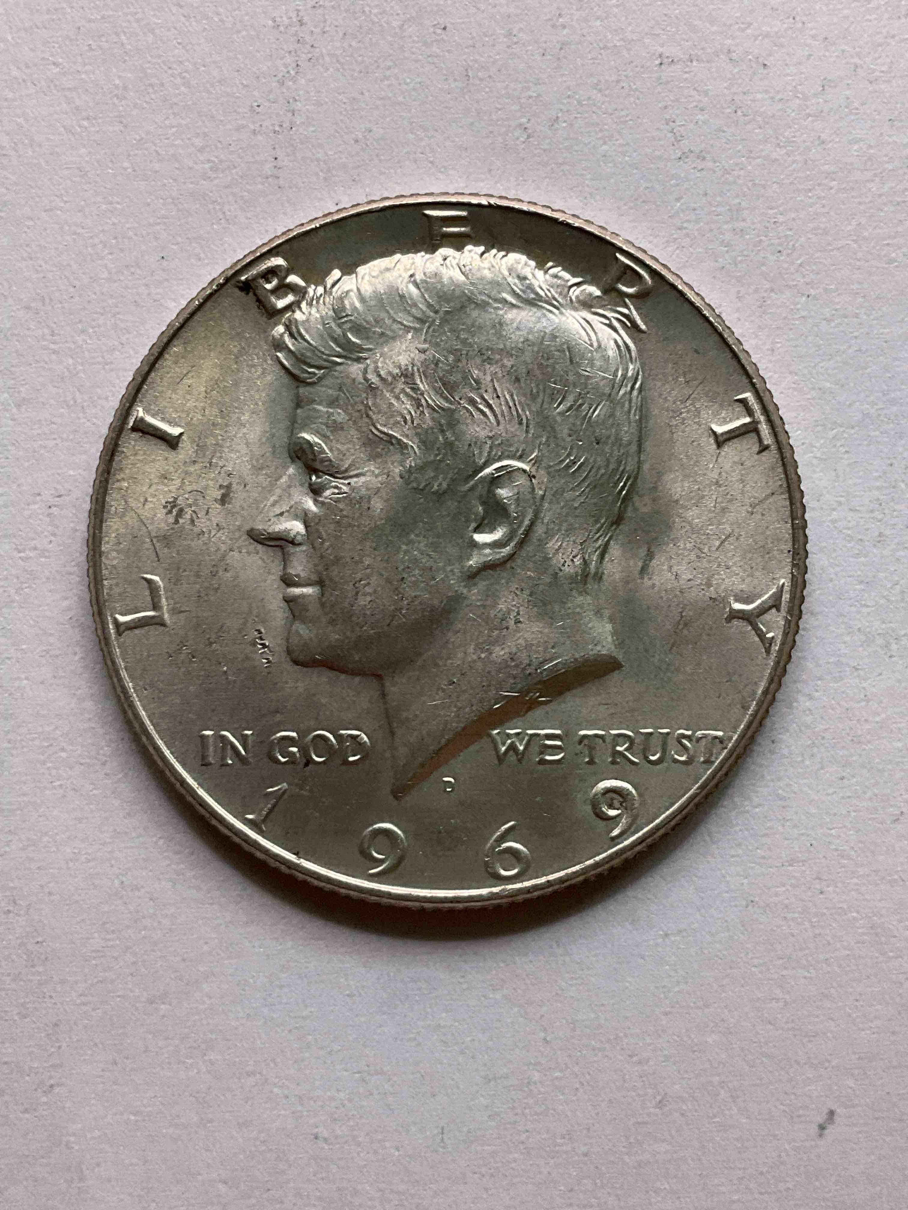1969 Moon Landing Silver! Check Out This Gorgeous, Circulated 1969 Kennedy Half Dollar, Minted In 40% Fine U.S. Silver! 1969 Was The Year Of The Moon Landing, & Also THE LAST Year Kennedy Half Dollars Had Silver In Them! Check Out This Rare 1969 Silver Kennedy Half Dollar In Excellent, Circulated Condition! Invest In Fine U.S. Silver & A Incredible Piece Of History!