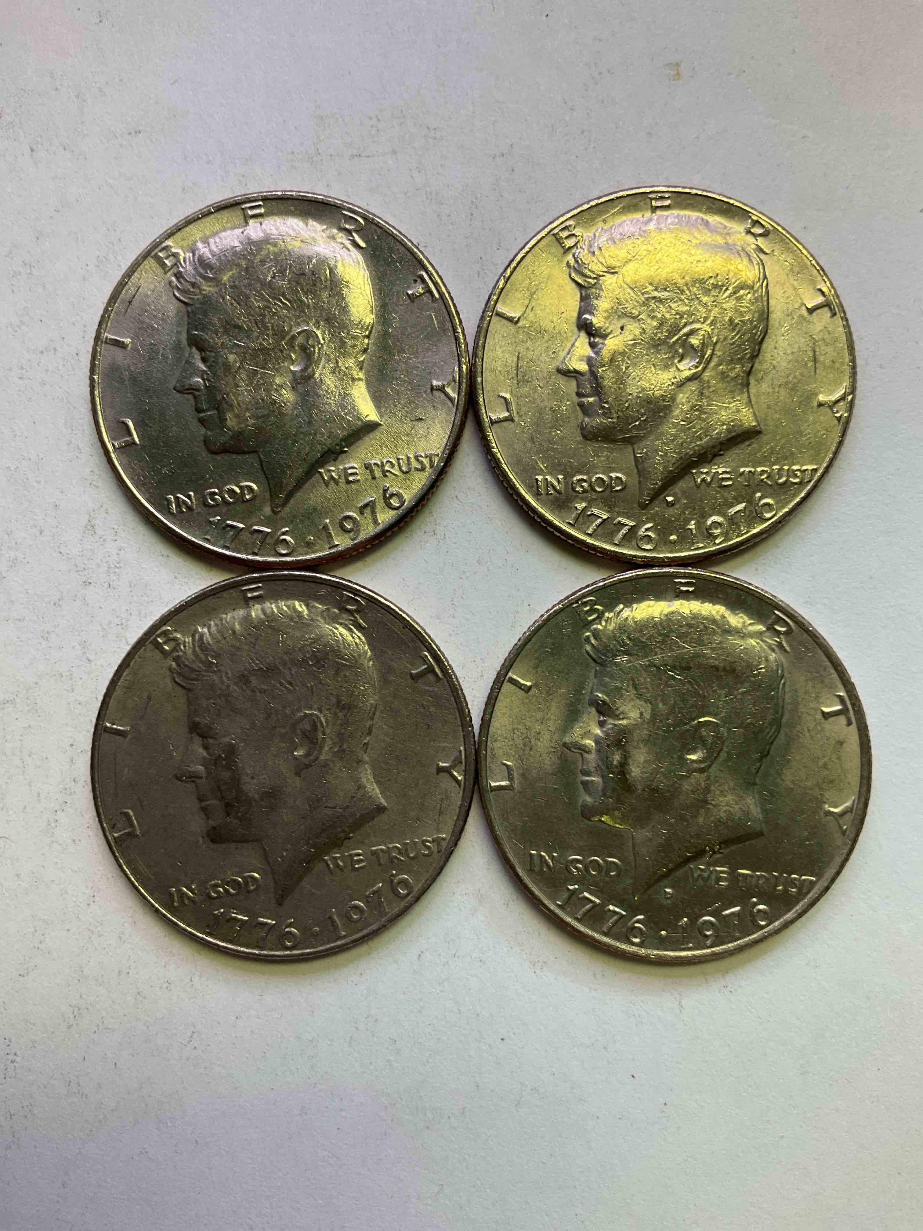 1976 Bicentennial Bliss! In 1976 The U.S. Mint Produced Coins Celebrating The 200 Year Anniversary Of America. Up For Auction Are Awesome Examples Of Kennedy Half Dollar Coins Produced For This... The Infamous Half Dollar & 200 Year Anniversary Edition! Highly Desirable For Collectors! Own Pieces Of History & Get Ready For America's 250 Year Anniversary Coming Soon!