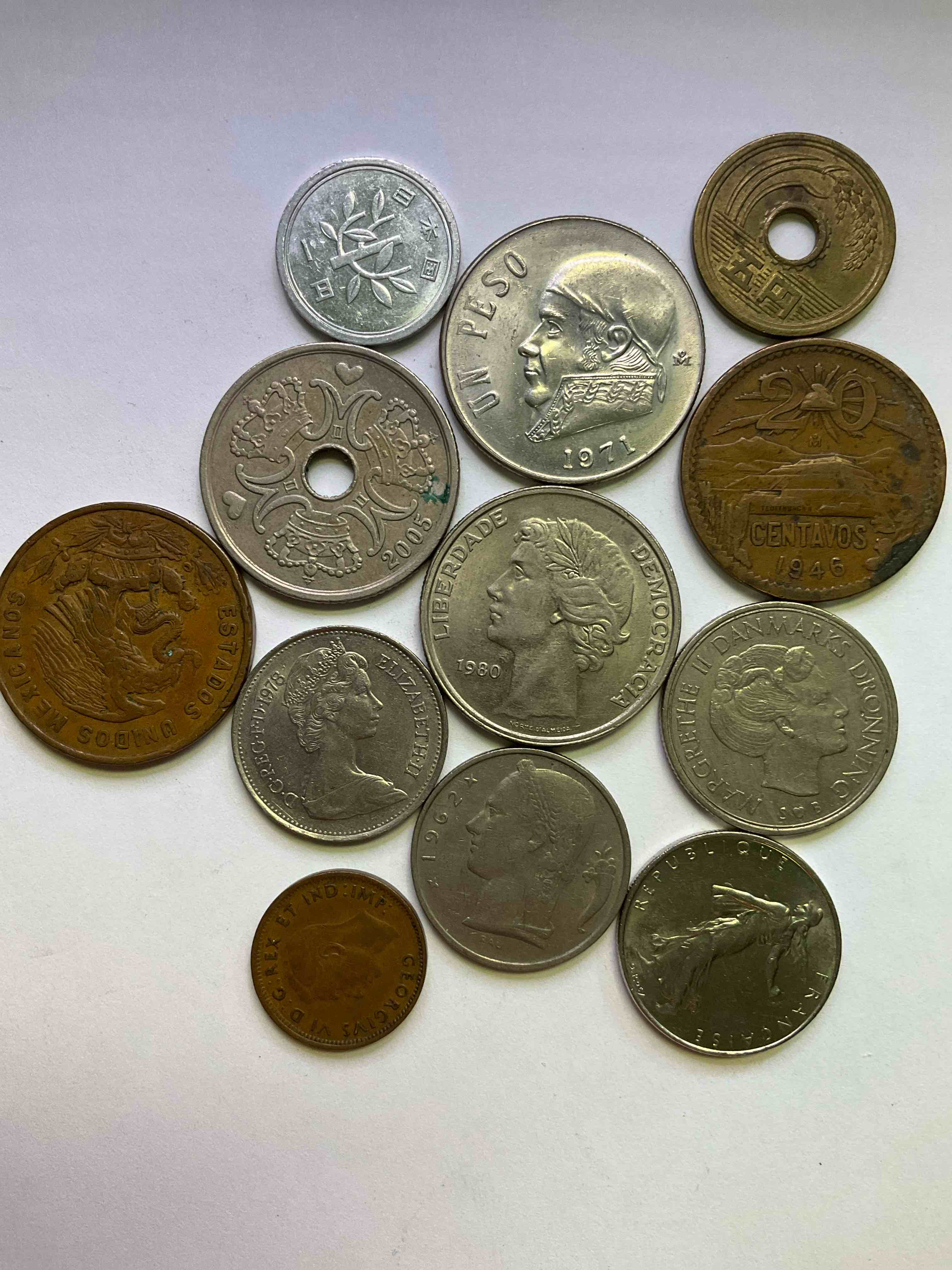 World Coins, Antique & Vintage! Each Lot Is Unique! Many Different Years, Countries, Sizes & Exotic Places. This Cool Collection Of Antique Coins From Around The World Is Loads Of Fun! Have Fun Identifying Each Coin & Country As A Great Educational Tool! A Great Investment Too!