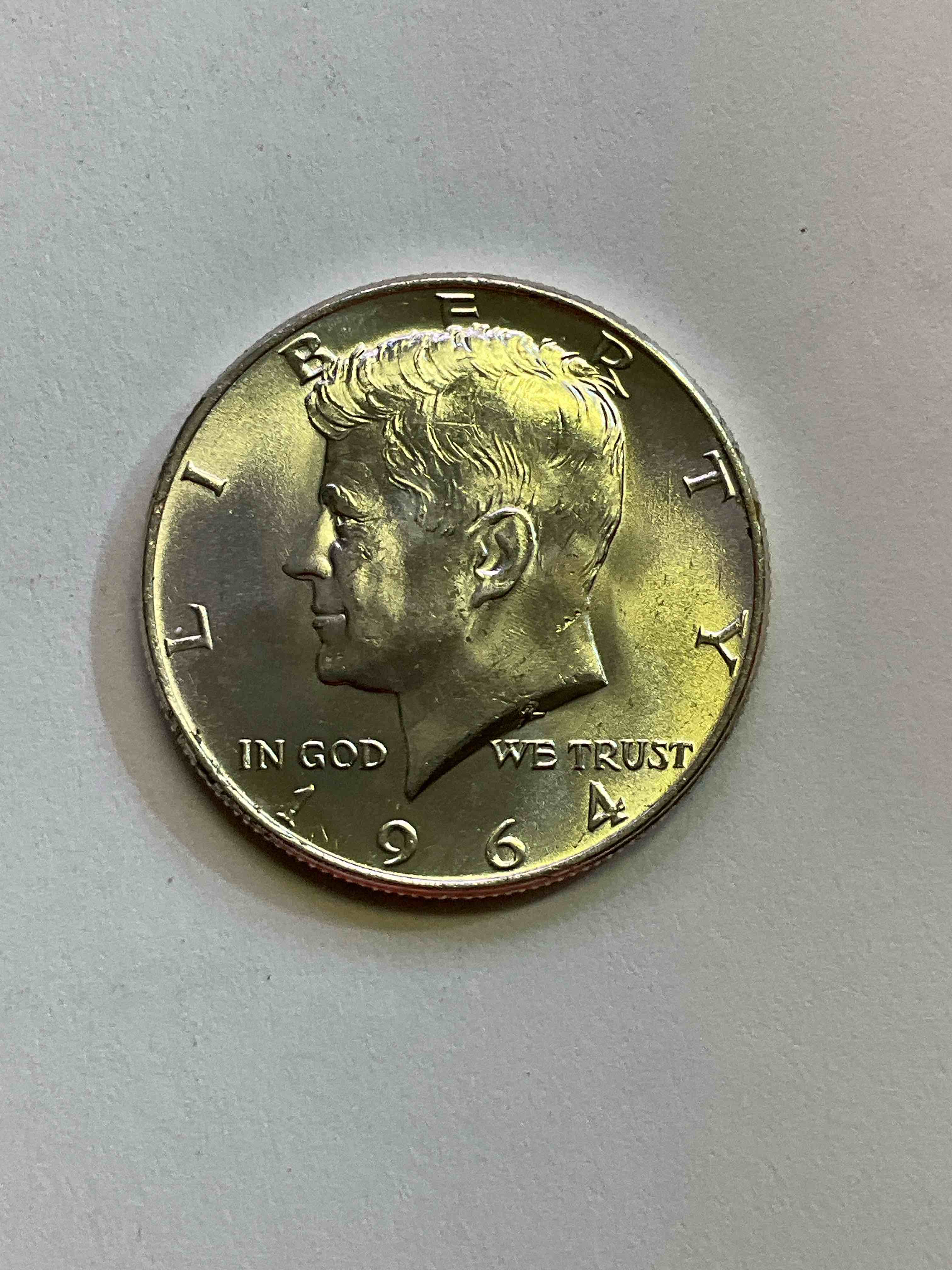 1964 Rare Kennedy 90% Silver Wow! Did You Know That 1964 Is The ONLY Year Kennedy Half Dollars Are 90% Silver?! When JFK Was Assassinated In 1963 The U.S. Mint Rushed To Make a Coin In His Honor. They Replaced The Franklin Half Dollar With A Kennedy Version In 1964. After 1964 Kennedy Half Dollars Were Made With 40% Silver Before Eventually Having No Silver At All. 1964 Is THE YEAR To Collect Kennedy Half Dollars If You Are Investing In U.S. Fine Silver! Check Out This Rare 1964 Kennedy Half Dollar In EXCELLENT Condition!
