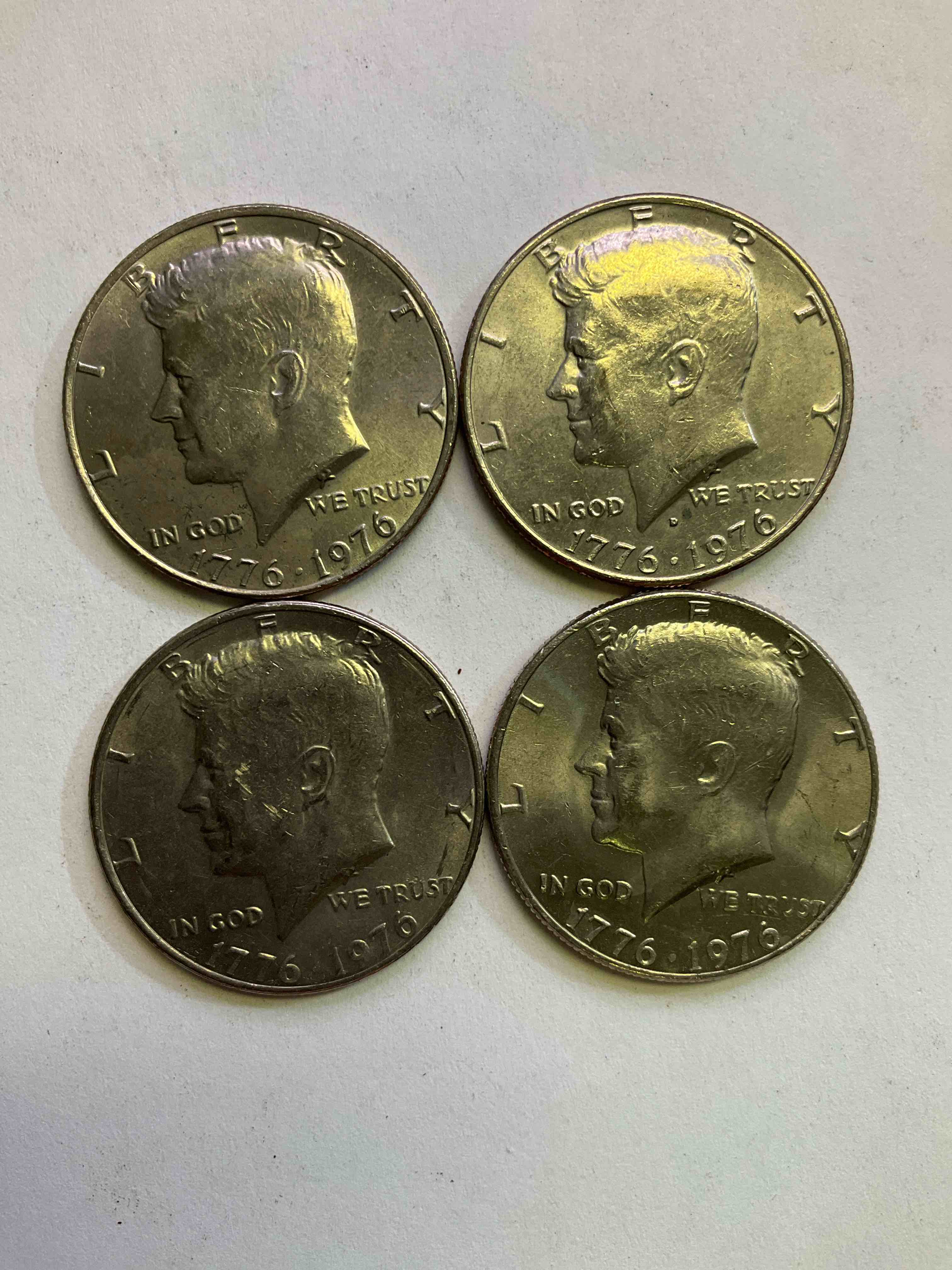 1976 Bicentennial Bliss! In 1976 The U.S. Mint Produced Coins Celebrating The 200 Year Anniversary Of America. Up For Auction Are Awesome Examples Of Kennedy Half Dollar Coins Produced For This... The Infamous Half Dollar & 200 Year Anniversary Edition! Highly Desirable For Collectors! Own Pieces Of History & Get Ready For America's 250 Year Anniversary Coming Soon!