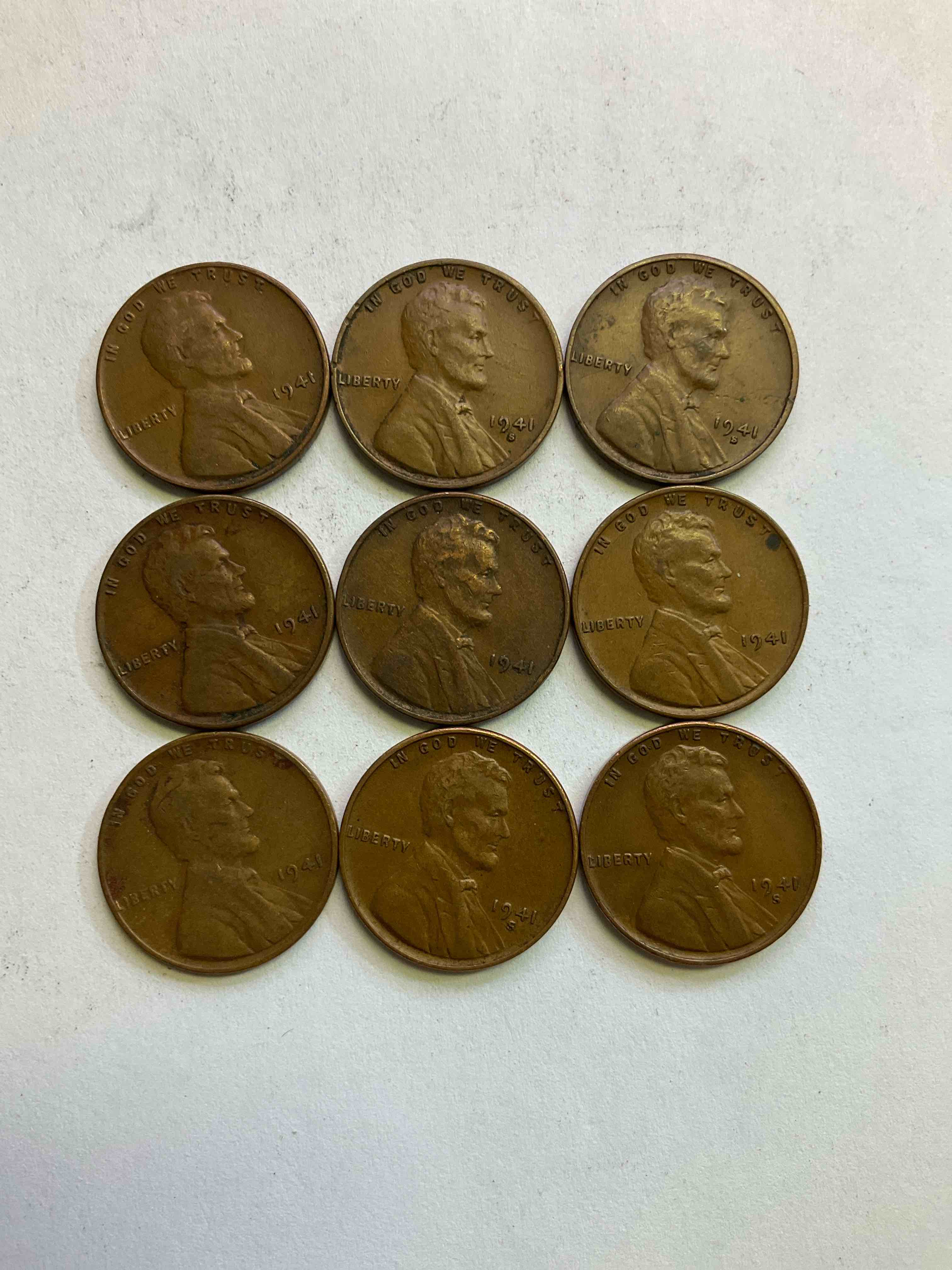 1941 WWII History! Check Out These Incredible Lincoln Pennies From The Year That Will Live In Infamy...1941 When On Dec 7 Pearl Harbor Was Bombed & America Entered World War 2! Nearly Impossible To Collect & Incredible Pieces Of History!