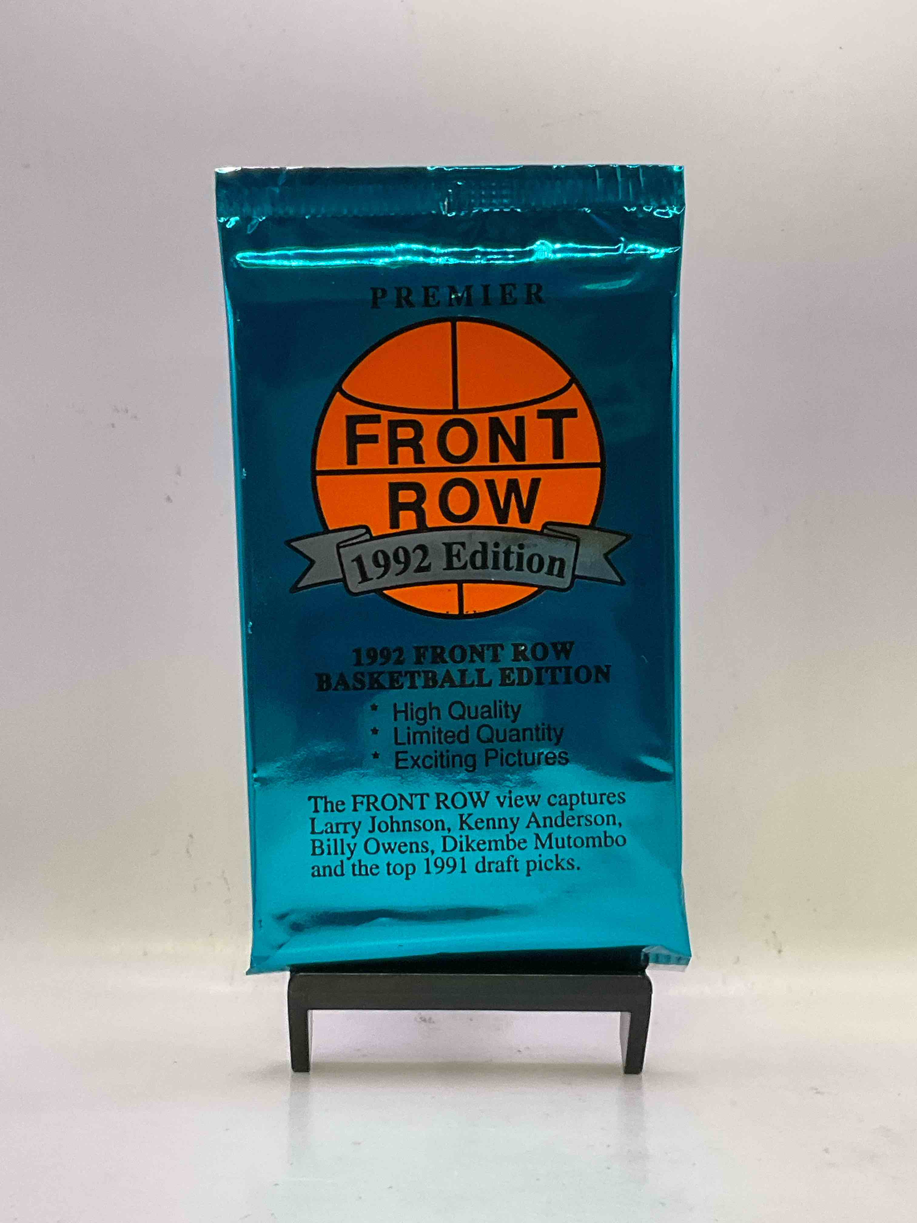 1992 Retro Rarity! Here's Something You've Probably NEVER Seen! 1992 Front Row College Basketball / NBA Unopened Sealed Packs! Premiere / Glossy Edition, Direct From Sealed Original Retail Case! Front Row Was The "Original" College Jersey Card Packs Back In The Day & Has Long Been Defunct. These Cards Are Becoming Serious Collector Items Due To Their Scarcity. These Things Are Serious Throwback!Own Some Great Sports Card History & Something You'll Rarely See Again!