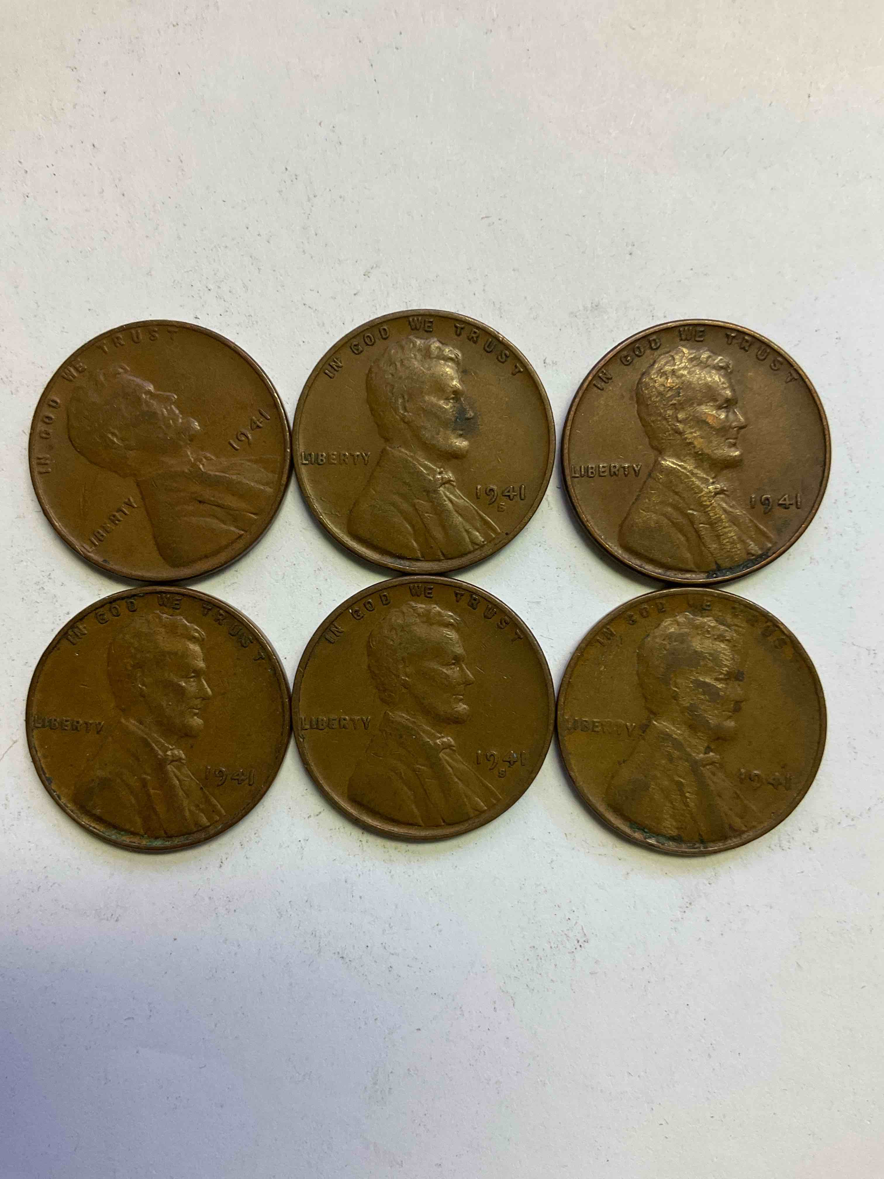 1941 WWII History! Check Out These Incredible Lincoln Pennies From The Year That Will Live In Infamy...1941 When On Dec 7 Pearl Harbor Was Bombed & America Entered World War 2! Nearly Impossible To Collect & Incredible Pieces Of History!