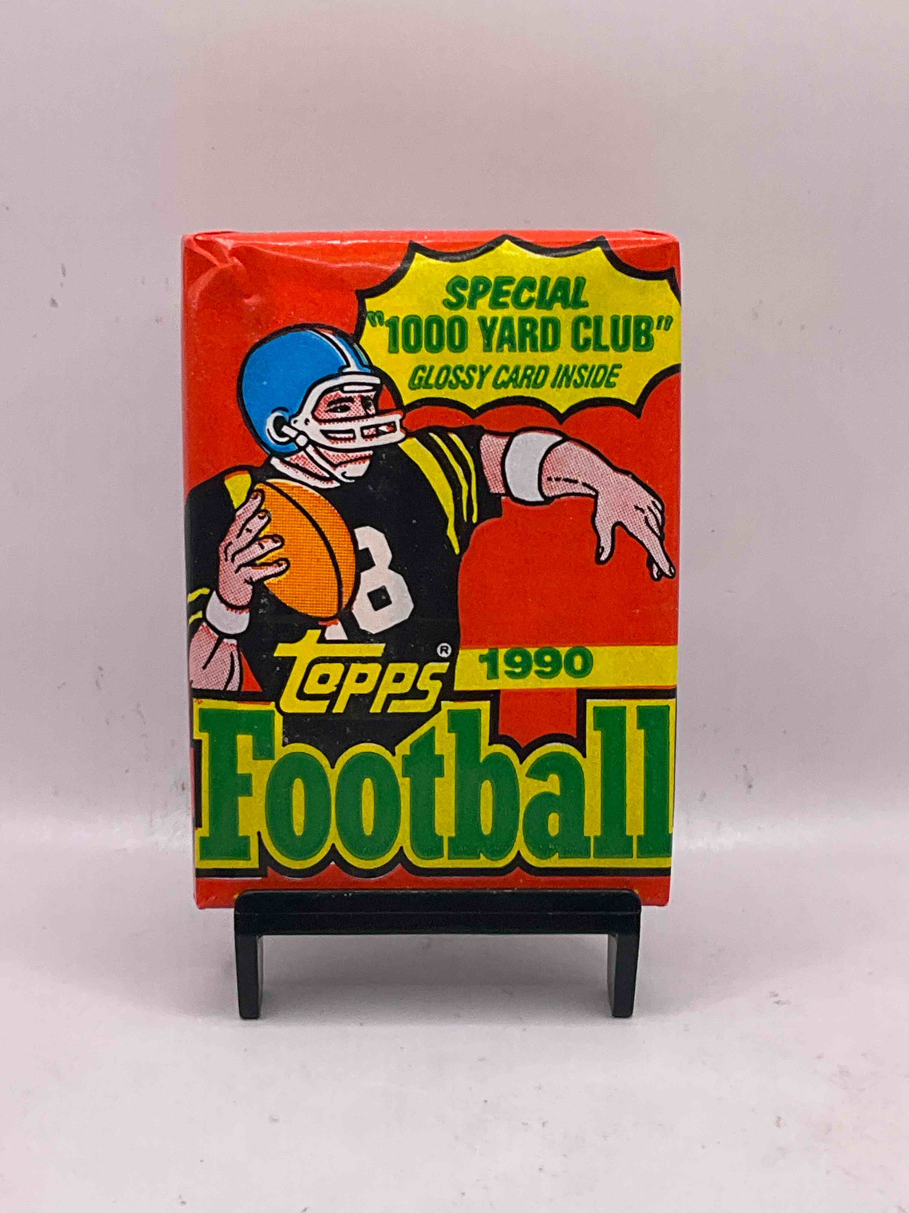 Joe Montana, Emmitt Smith & Barry Sanders!? 1990 Topps Football Unopened Sports Card Wax Pack, Direct From Original Retail Box! Getting Hard To Find! Search For Early Barry Sanders & Jerry Rice & So Much More!