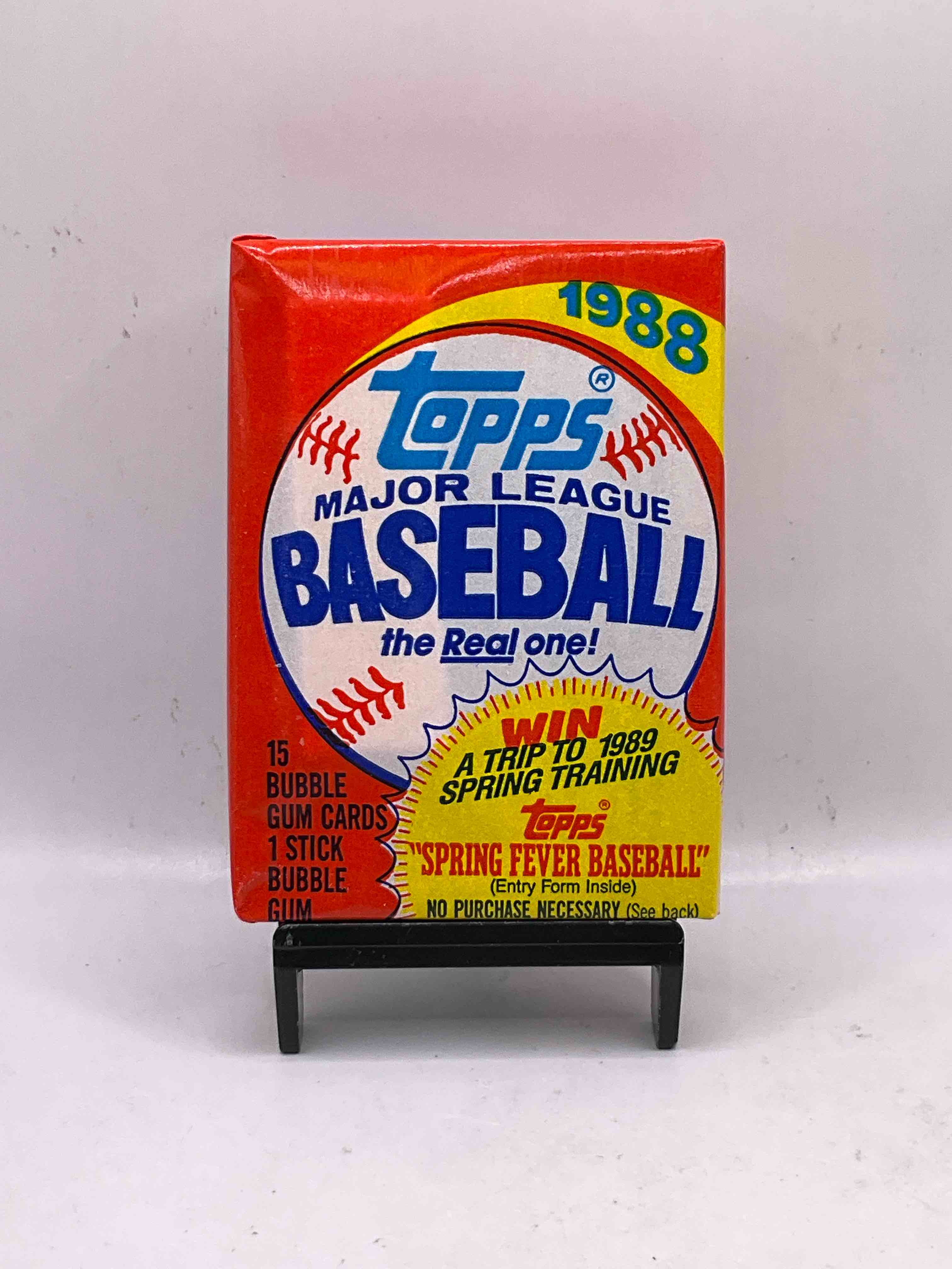 80’s Baseball Fan’s Rejoice! 1988 Topps Baseball Unopened Wax Packs Full Of Collectible Trading Cards! Search For Valuable Don Mattingly “World Of Baseball” & Nolan Ryan Cards Worth Hundreds In Perfect Condition! 