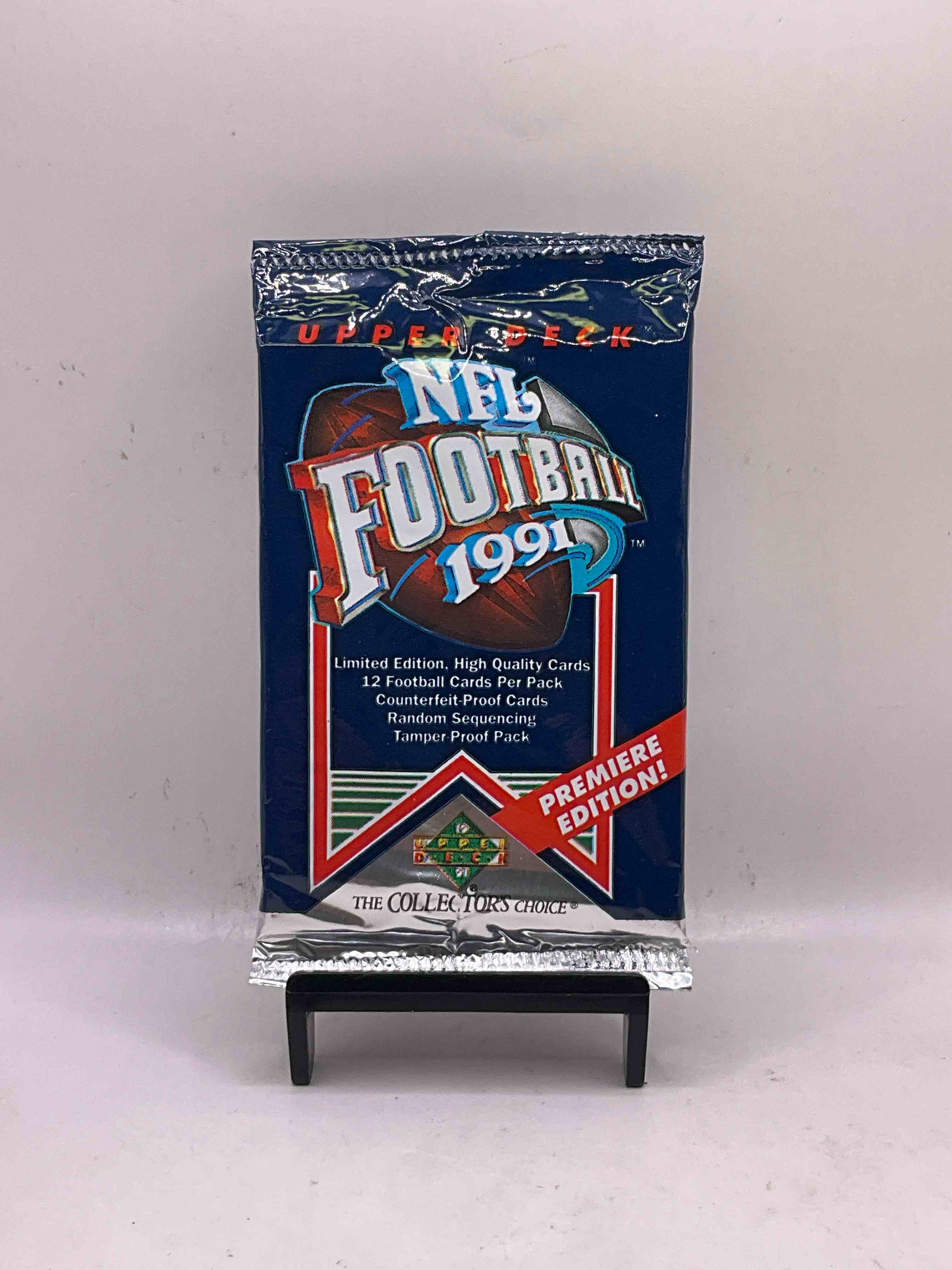 Rare & Vintage! 1991 Upper Deck Unopened NFL Football Packs! Direct From Original Box! Brett Favre Rookie Year! Search For Brett Favre Rookie & Other 80s Stars! 