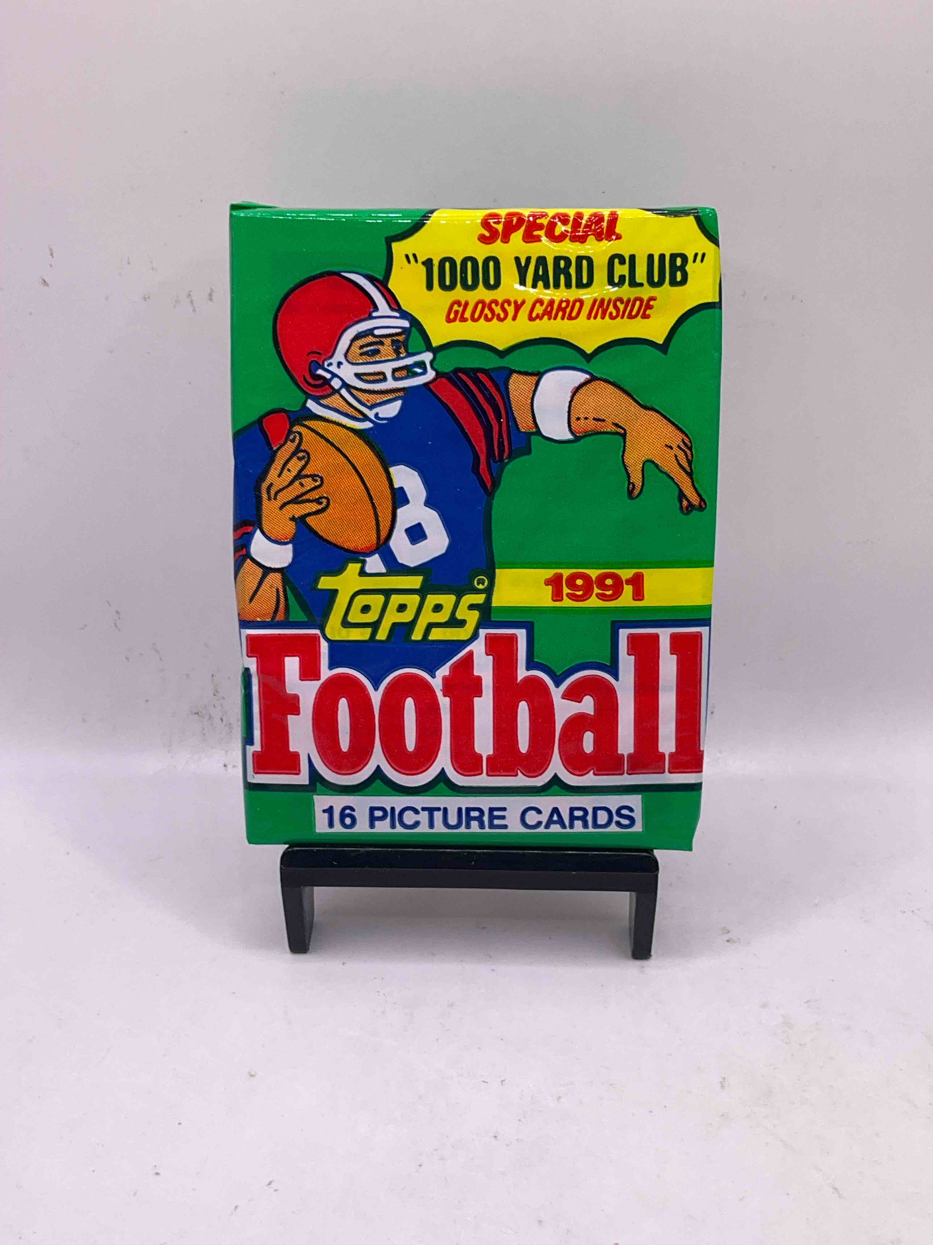 Wow! 1991 Topps Football Unopened Sports Card Wax Packs, Direct From Original Box! Look For Valuable Emmitt Smith, Joe Montana & Jerry Rice Cards!  