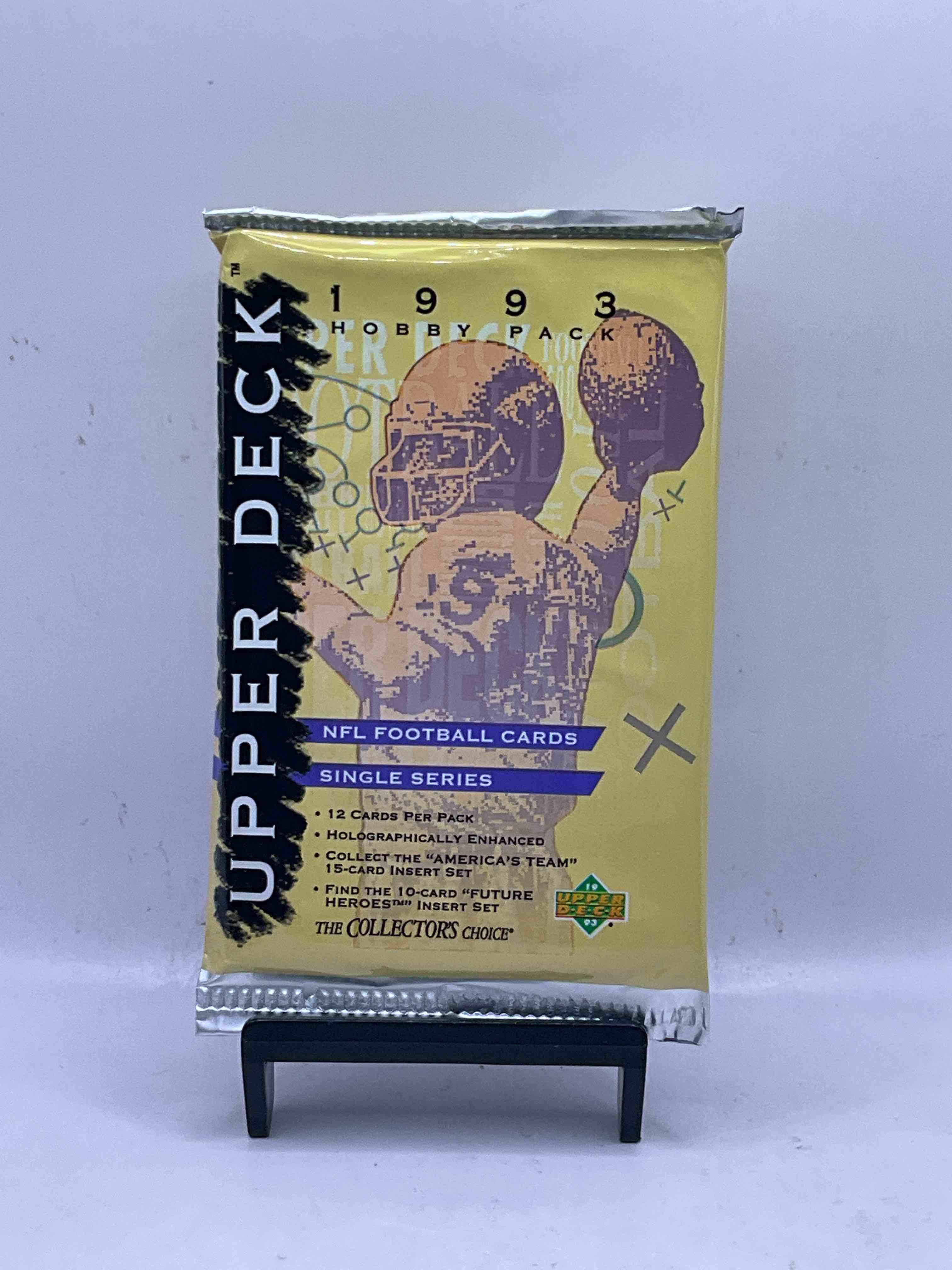 1993 Upper Deck Football Packs! Single Series! Search For “Americas Team” 15 Card Insert Set, 10 Card “Future Heroes” Insert Set & More! Legends & Stars!