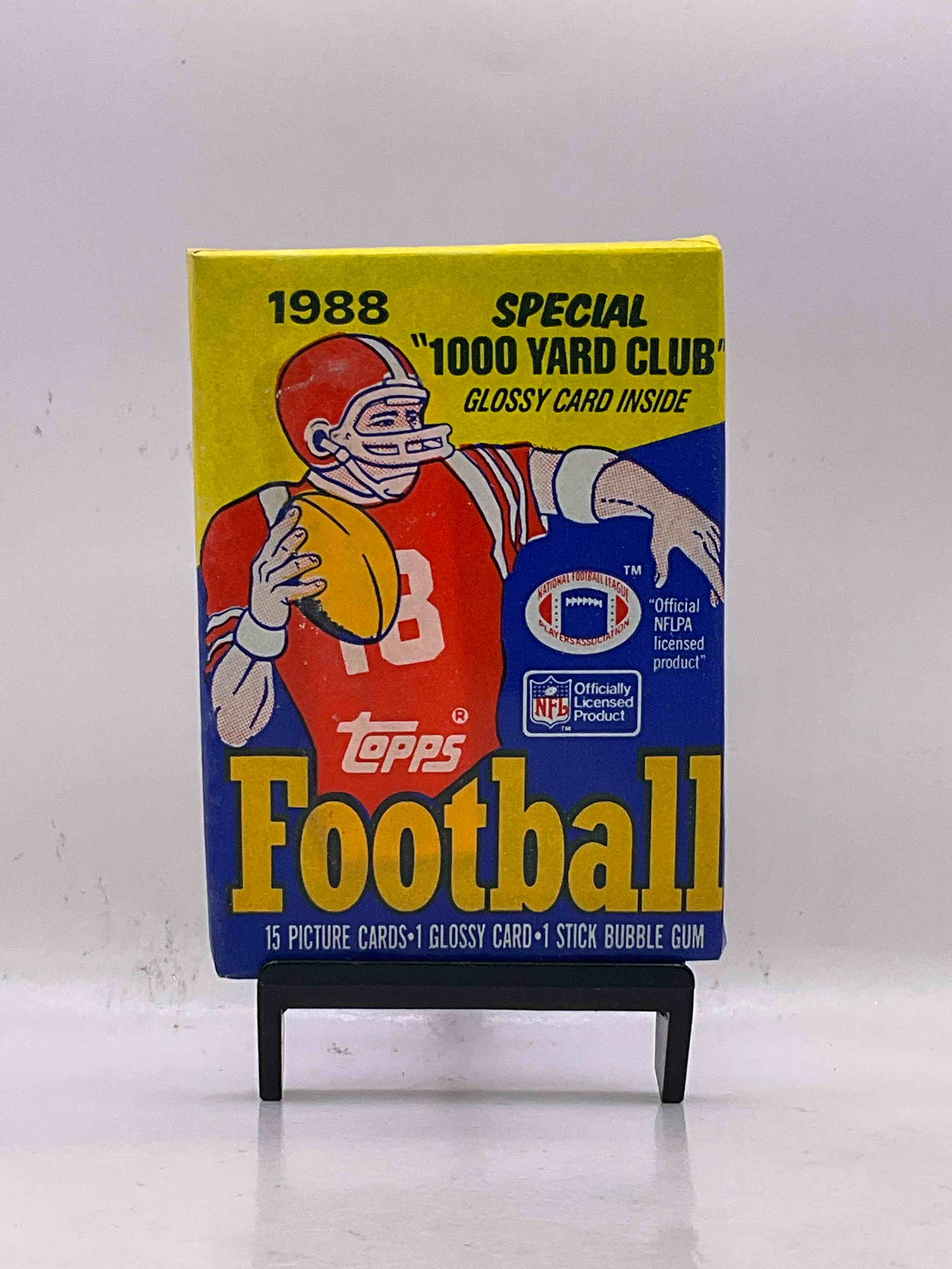 Bo Jackson Rookie? 1988 Topps Football Unopened Sports Card Collectible Wax Pack, Direct From Original Retail Case! What A Great Year! Search For All The 80's Stars... Early Jerry Rice, Joe Montana and Bo Jackson Rookie #327 (PSA 10 Value $1,000)! 1988 Topps Football Is Getting Harder & Harder To Find Due To The High Value OF The Bo Jackson Rookie. Happy Hunting!