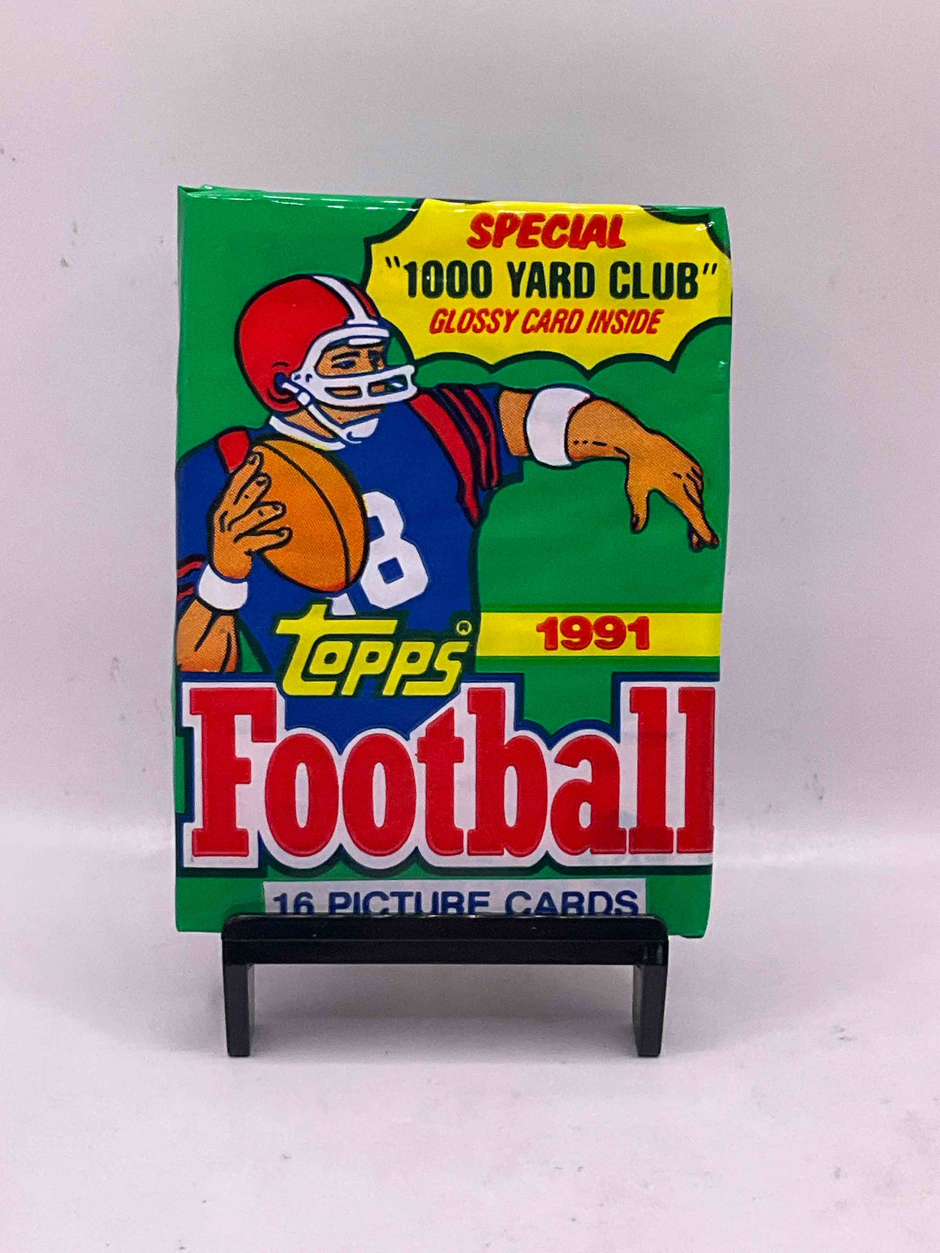 Wow! 1991 Topps Football Unopened Sports Card Wax Packs, Direct From Original Box! Look For Valuable Emmitt Smith, Joe Montana & Jerry Rice Cards!  