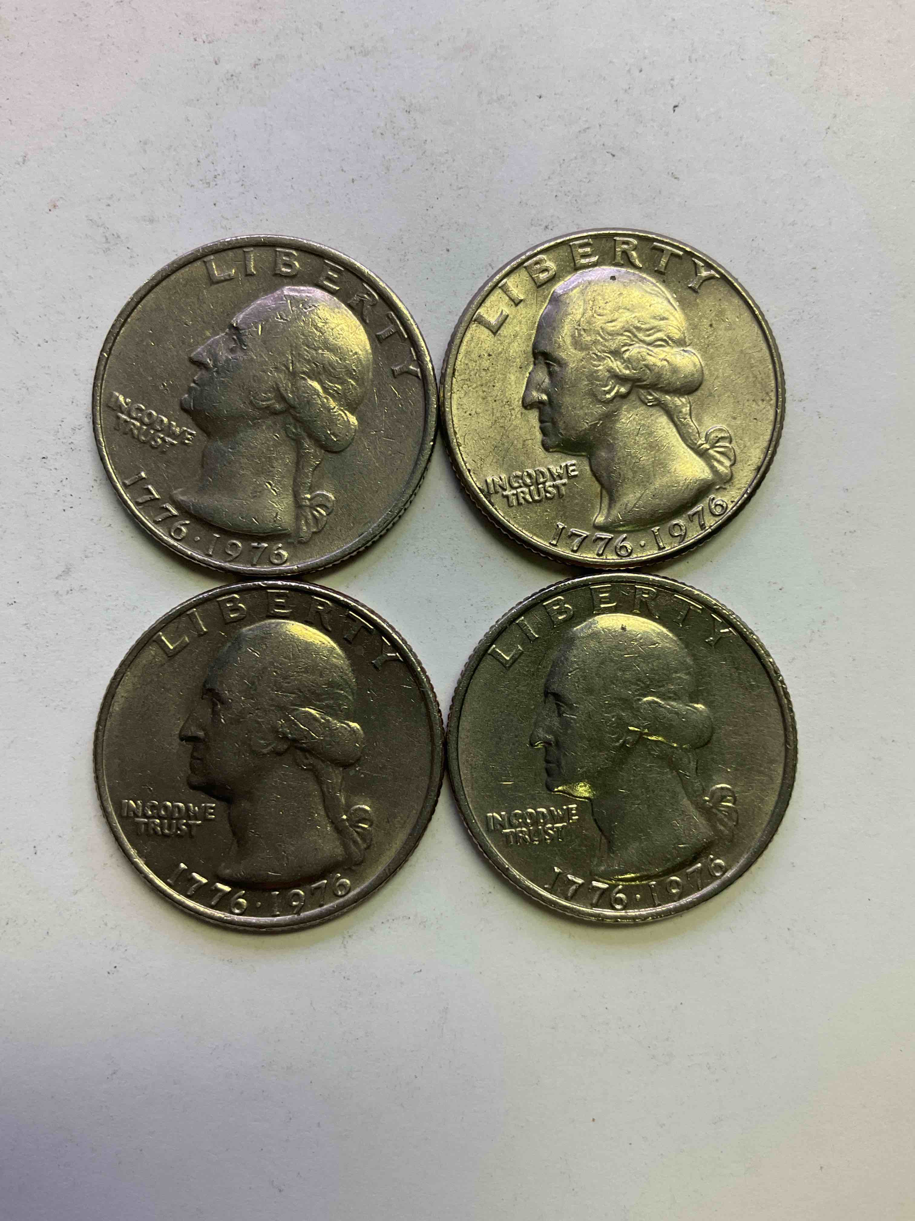 1976 Bicentennial Bliss! In 1976 The U.S. Mint Produced Coins Celebrating The 200 Year Anniversary Of America. Up For Auction Are Awesome Examples Of Quarters Produced For This... The Infamous Half Dollar & 200 Year Anniversary Edition! Highly Desirable For Collectors! Own Pieces Of History & Get Ready For America's 250 Year Anniversary Coming Soon!