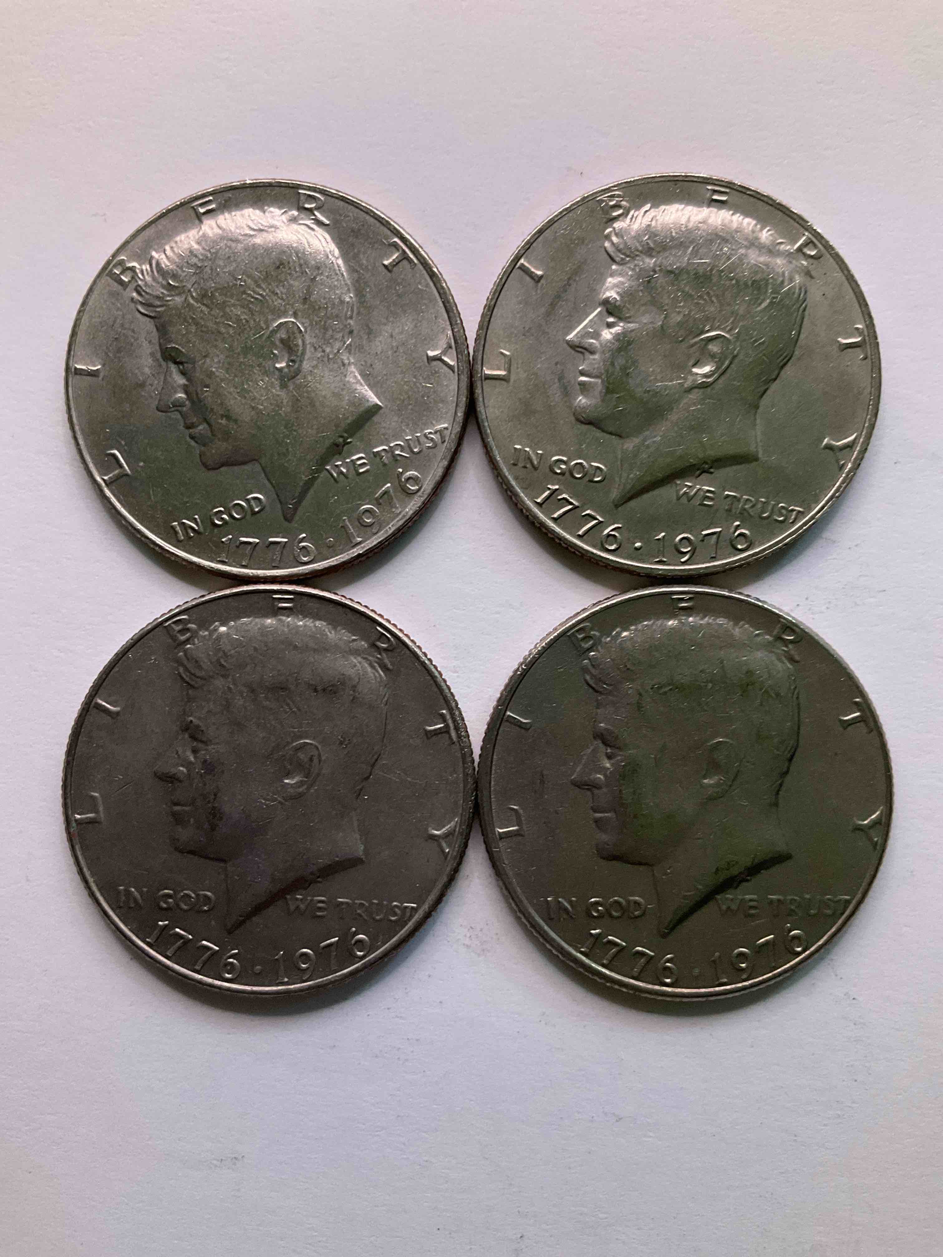 1976 Bicentennial Bliss! In 1976 The U.S. Mint Produced Coins Celebrating The 200 Year Anniversary Of America. Up For Auction Are Awesome Examples Of Kennedy Half Dollar Coins Produced For This... The Infamous Half Dollar & 200 Year Anniversary Edition! Highly Desirable For Collectors! Own Pieces Of History & Get Ready For America's 250 Year Anniversary Coming Soon!