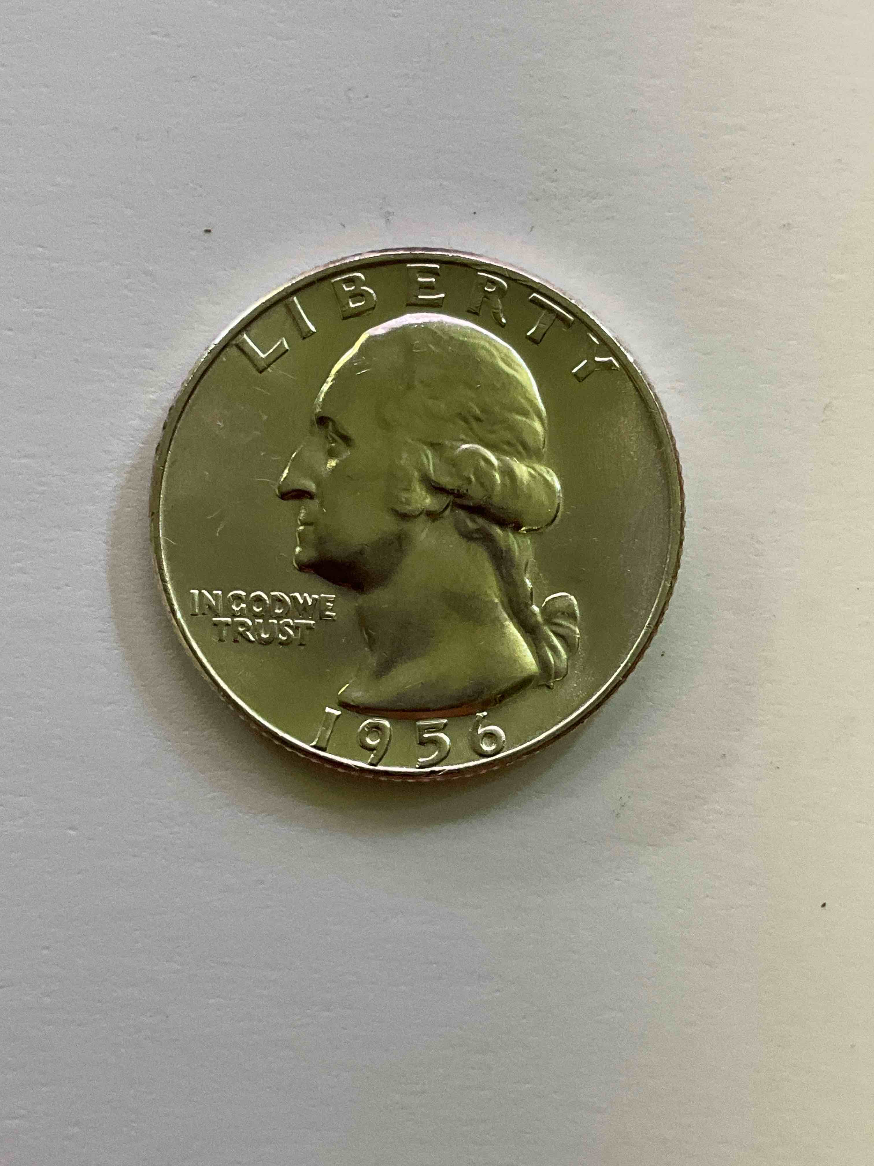 George Washington Brilliant Uncirculated Silver! Pre 1965 U.S. Quarter Dollar Coins Were Actually Silver, Here Are two Great Examples Of Awesome, Pristine George Washington Silver Quarters, Stunning & Uncirculated! Rare 1956 Mint! Great For Investing In Precious Metals! These Coins Were Minted At 90% Silver and 10% Copper, Giving Them A Net Weight Of .18084 Ounces Of Pure Silver Per Coin! Very Hard To Find Uncirculated, Stunning! Invest In Fine U.S. Silver!