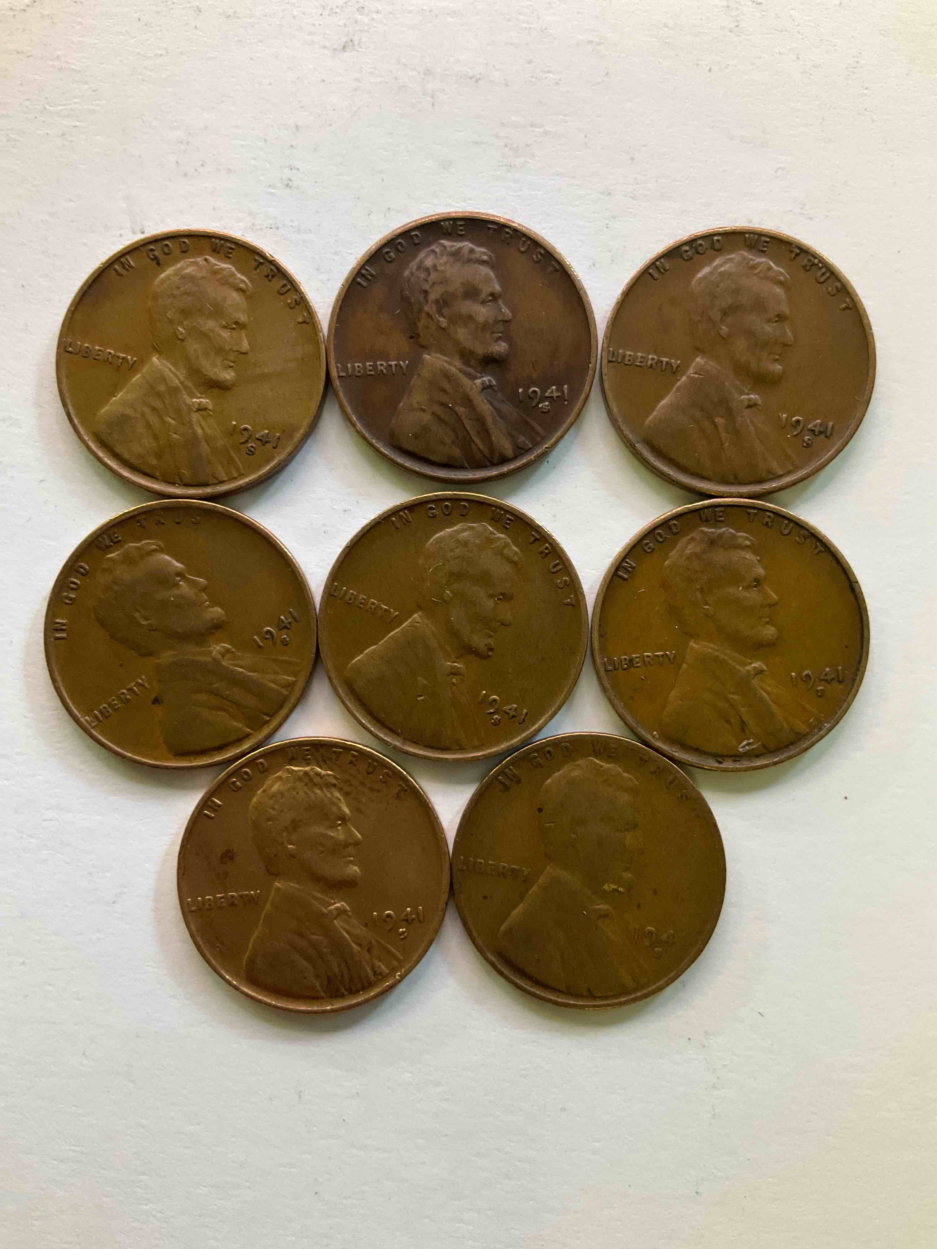 1941 WWII History! Check Out These Incredible Lincoln Pennies From The Year That Will Live In Infamy...1941 When On Dec 7 Pearl Harbor Was Bombed & America Entered World War 2! Nearly Impossible To Collect & Incredible Pieces Of History!