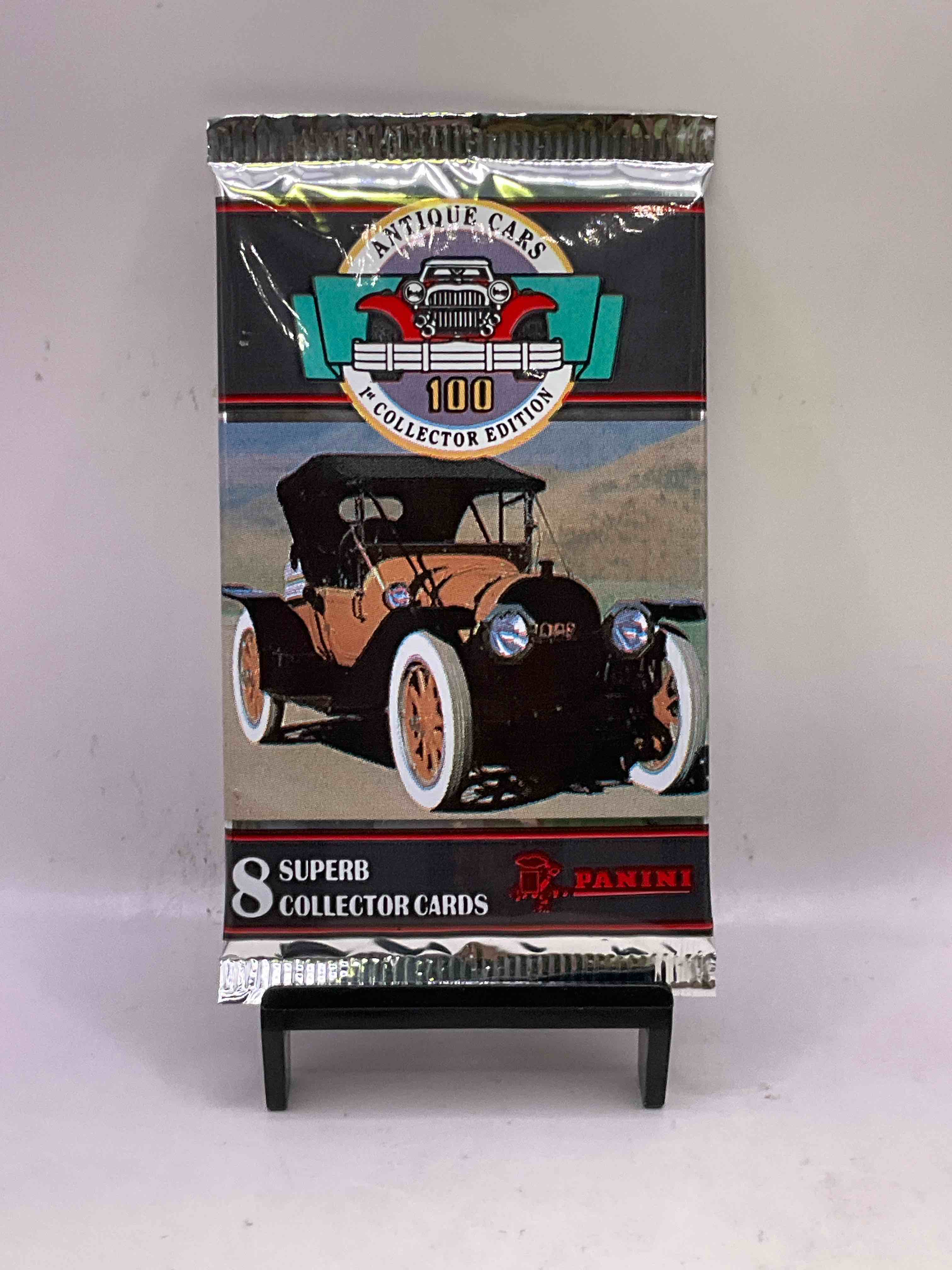 Car Lovers! 1992 1st Antique Card Trading Card Sealed Packs, Direct From Original Retail Case! Here's A Cool Collectible For The Car Lover You Hardly Ever See! Features Collector Cards Of Cars From 1886 To 1950! Eight Cards Per Pack.