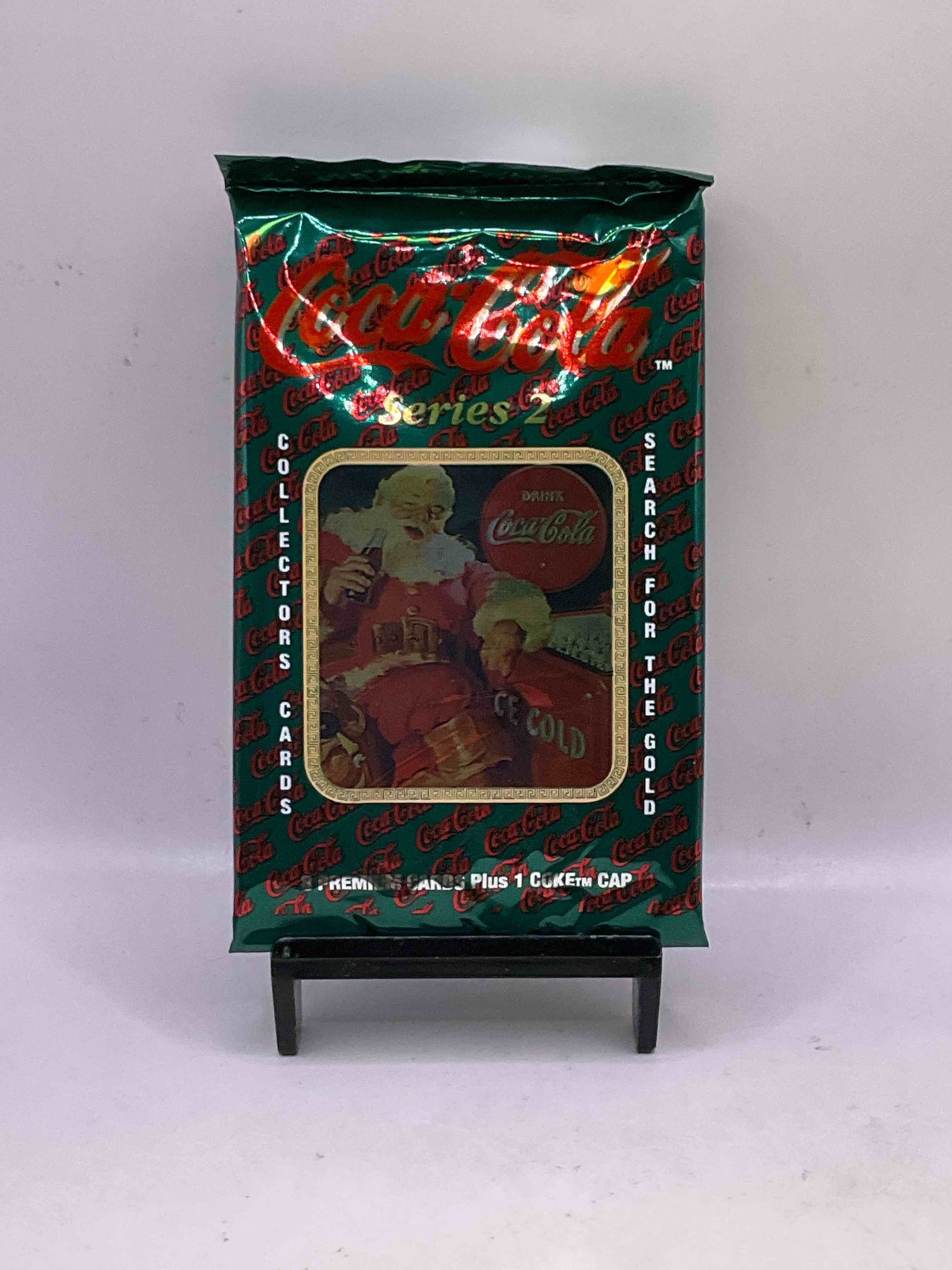 Coca Cola Collectors Rejoice! 1994 SERIES TWO Coke Collector Card Sealed Wax Packs, Direct From Original Retail Case! These Cards Are Super Rare & A Must For Coke Collectors! Search For Randomly Inserted Gold Cards, These Packs Are Nearly Impossible To Find!