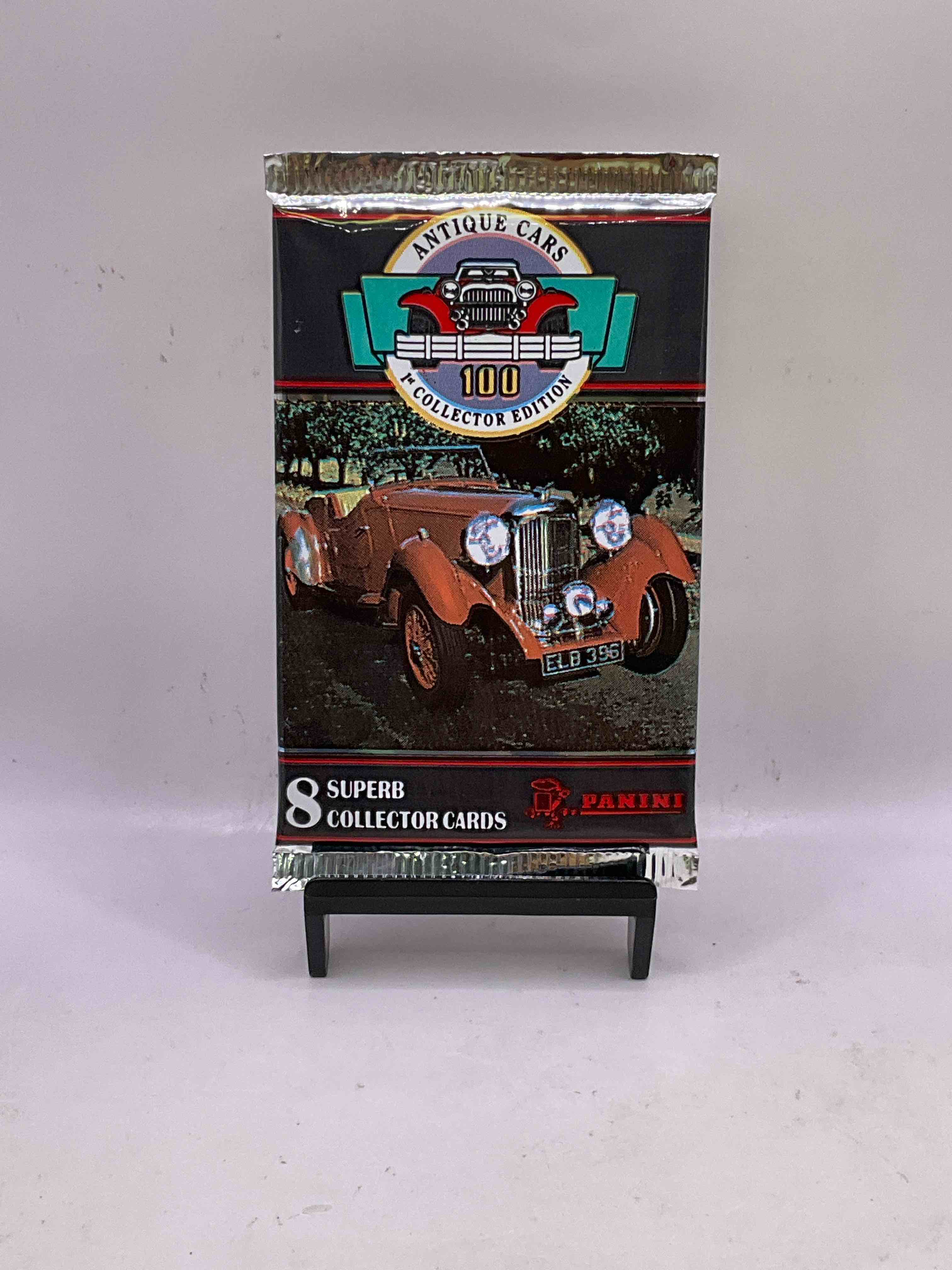 Car Lovers! 1992 1st Antique Card Trading Card Sealed Packs, Direct From Original Retail Case! Here's A Cool Collectible For The Car Lover You Hardly Ever See! Features Collector Cards Of Cars From 1886 To 1950! Eight Cards Per Pack.
